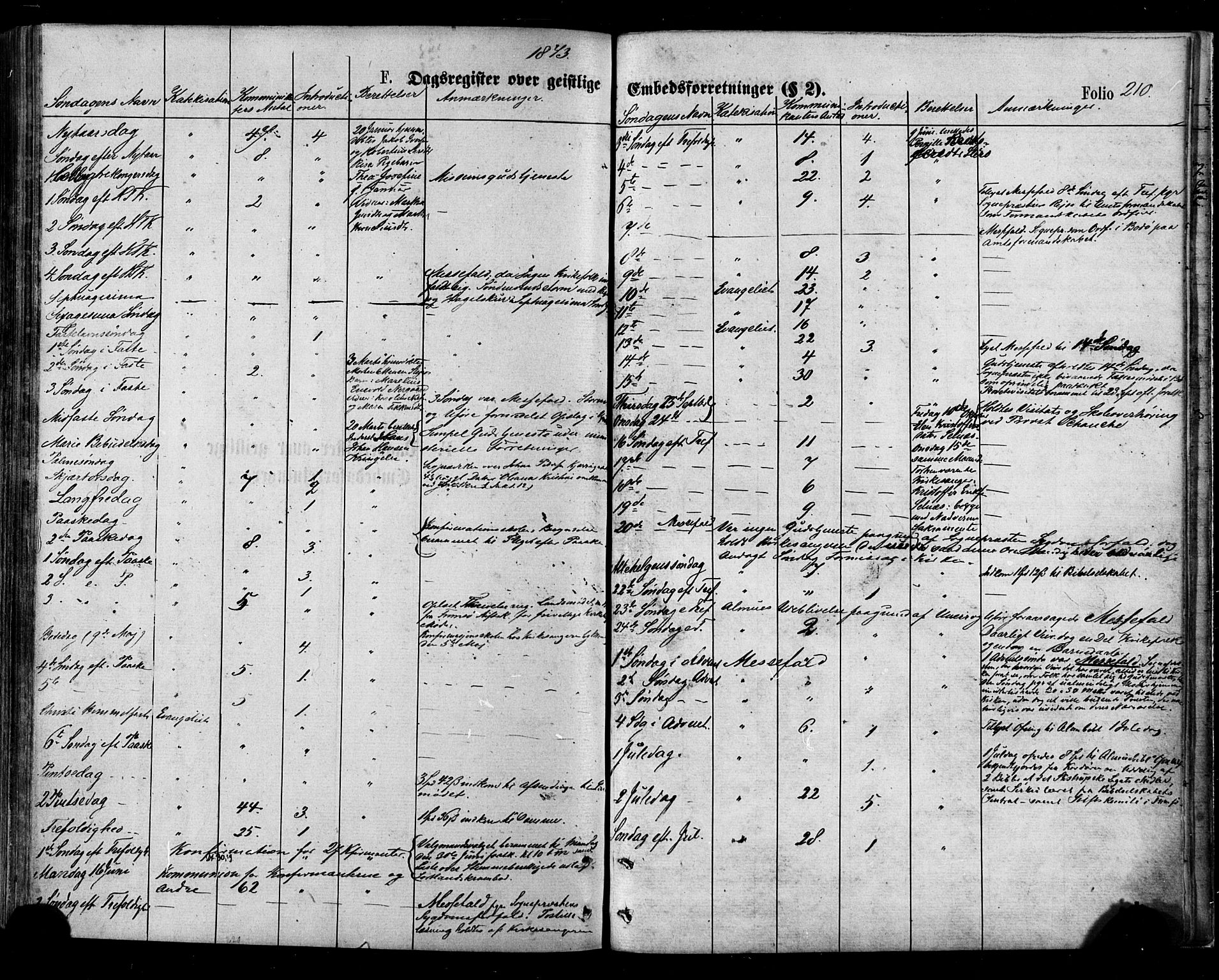 Ministerialprotokoller, klokkerbøker og fødselsregistre - Nordland, AV/SAT-A-1459/895/L1370: Parish register (official) no. 895A05, 1873-1884, p. 210