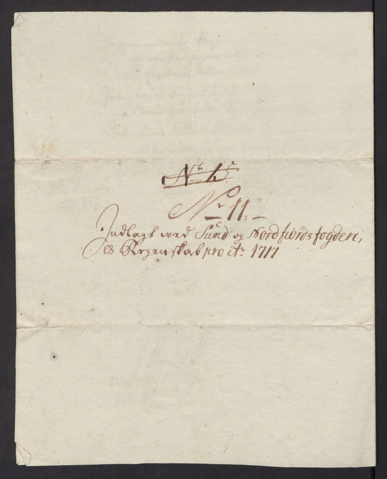 Rentekammeret inntil 1814, Reviderte regnskaper, Fogderegnskap, AV/RA-EA-4092/R53/L3441: Fogderegnskap Sunn- og Nordfjord, 1717-1718, p. 115