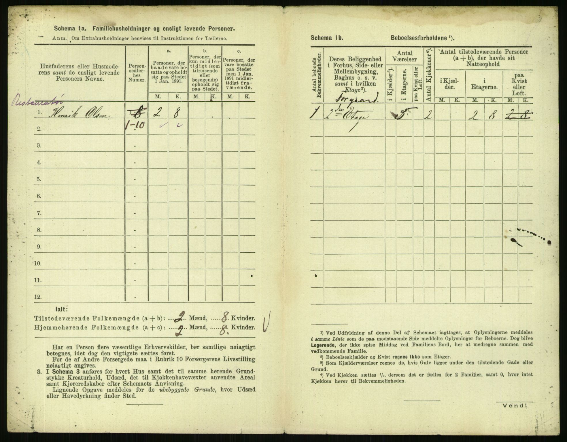 RA, 1891 census for 0301 Kristiania, 1891, p. 10847