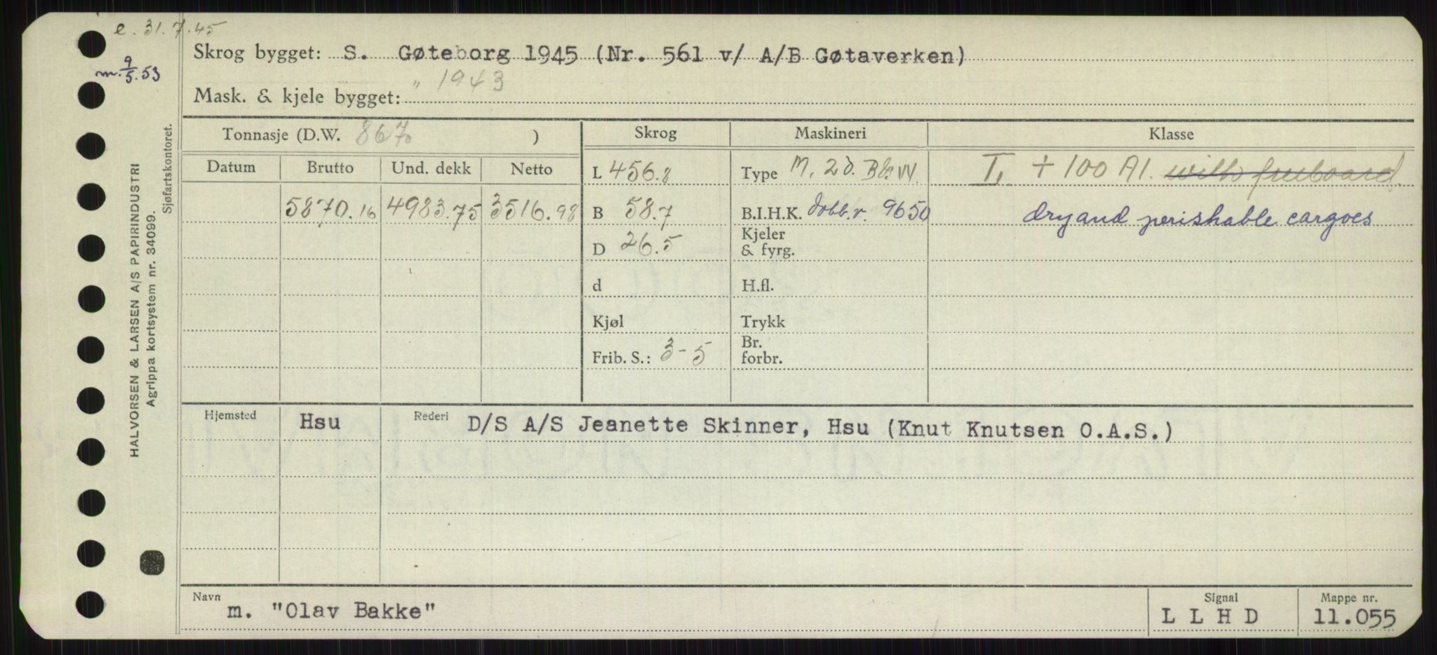 Sjøfartsdirektoratet med forløpere, Skipsmålingen, AV/RA-S-1627/H/Hb/L0004: Fartøy, O-S, p. 19