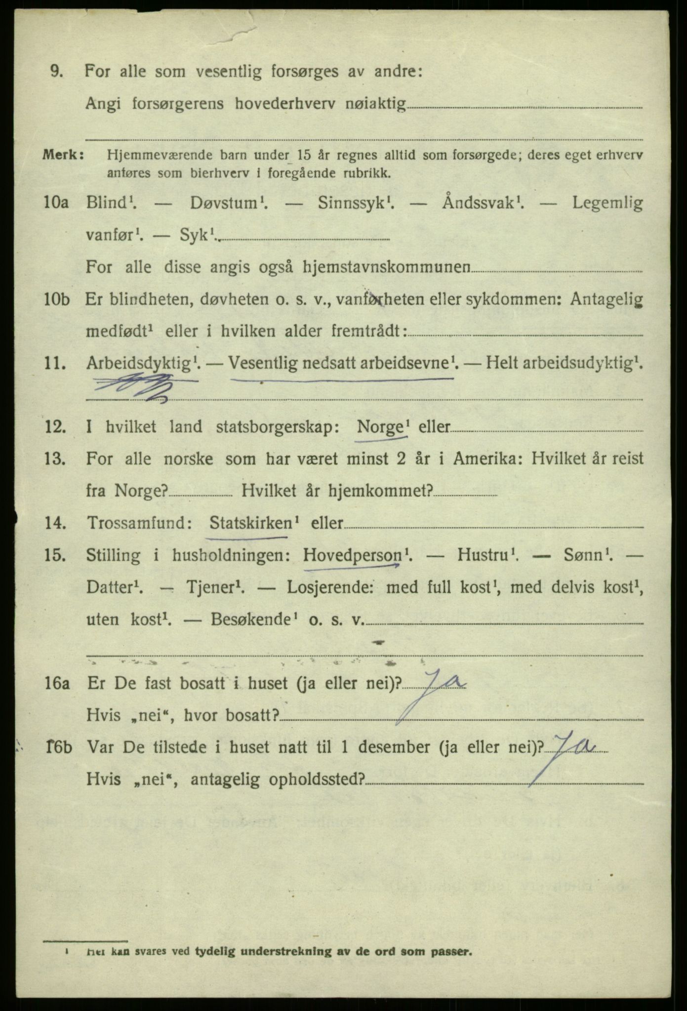 SAB, 1920 census for Haus, 1920, p. 4680