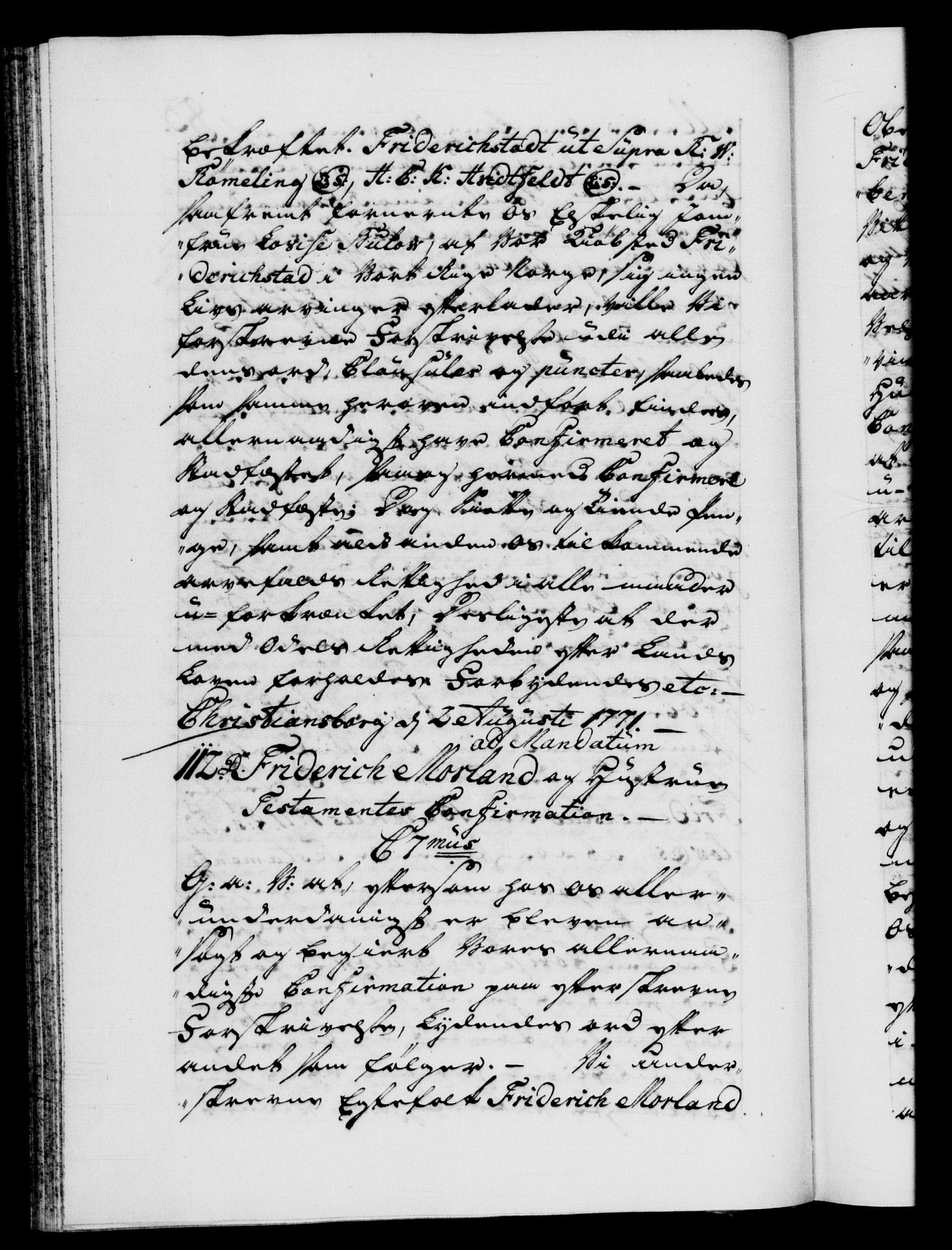 Danske Kanselli 1572-1799, AV/RA-EA-3023/F/Fc/Fca/Fcaa/L0045: Norske registre "Norske eller 3. dept.s åpne brev, 1771-1773, p. 83b