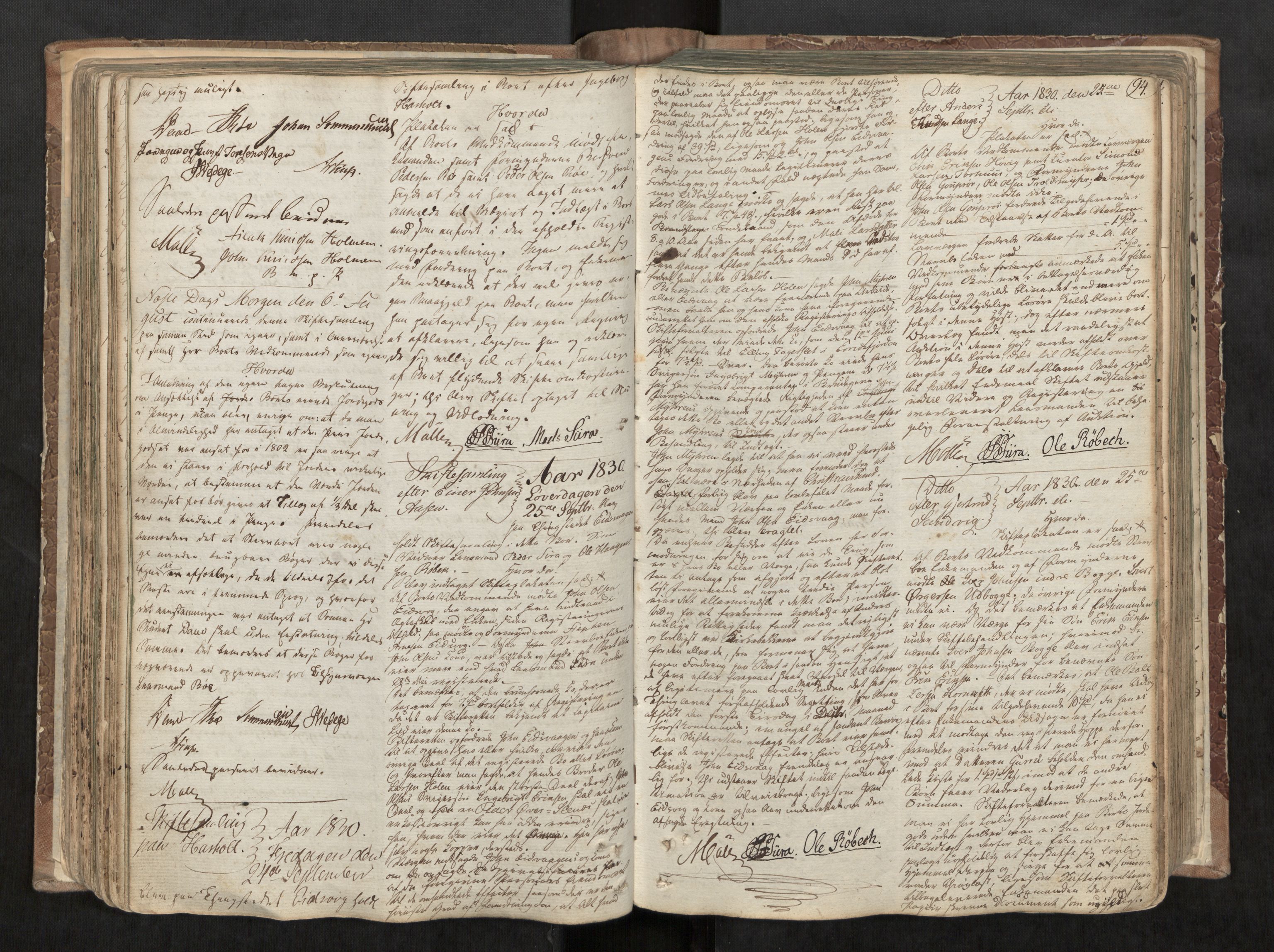 Romsdal sorenskriveri, AV/SAT-A-4149/1/3/3B/L0002: Skiftebehandlingsprotokoll, 1826-1838, p. 94