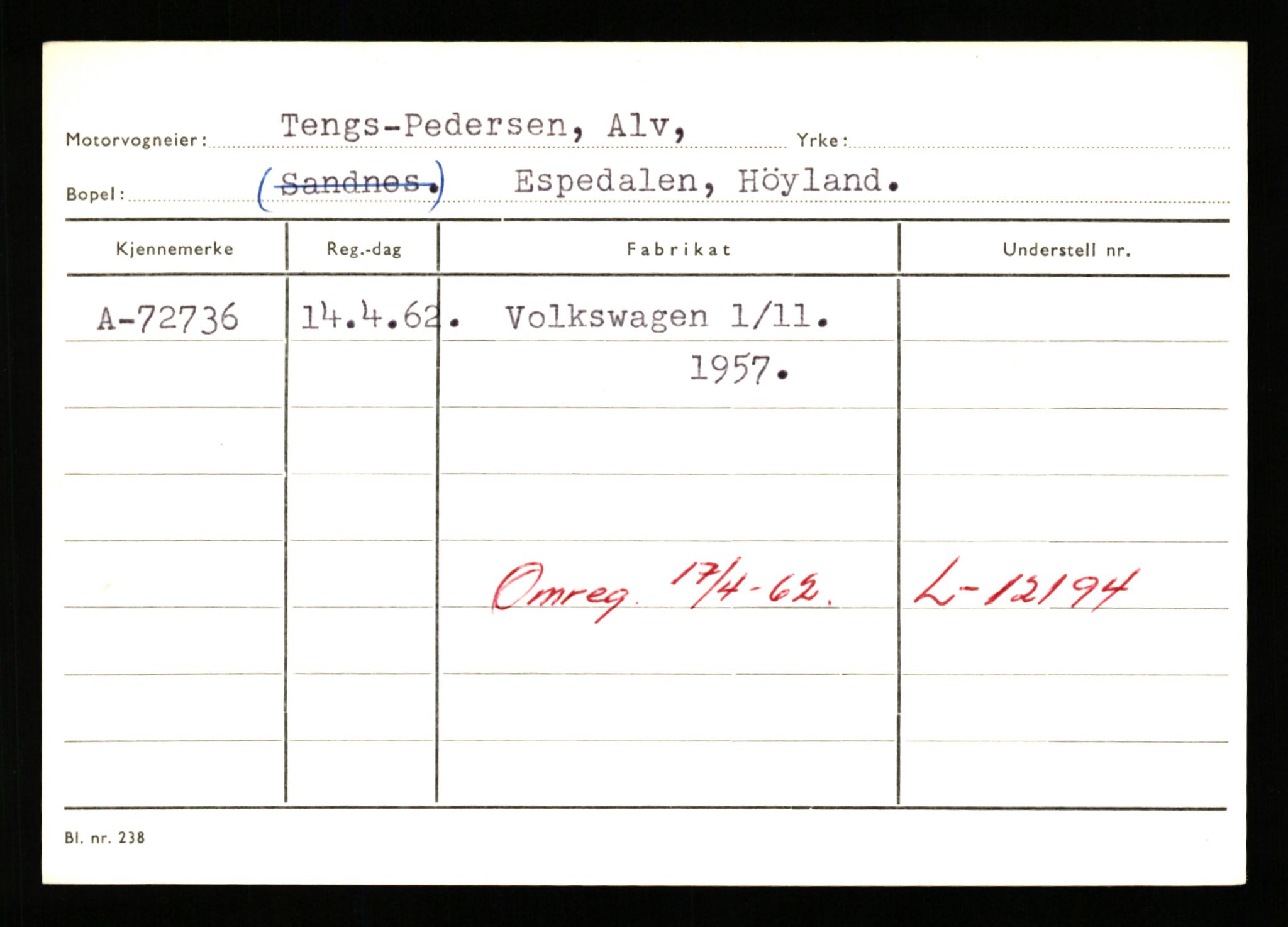 Stavanger trafikkstasjon, AV/SAST-A-101942/0/G/L0008: Registreringsnummer: 67519 - 84533, 1930-1971, p. 811