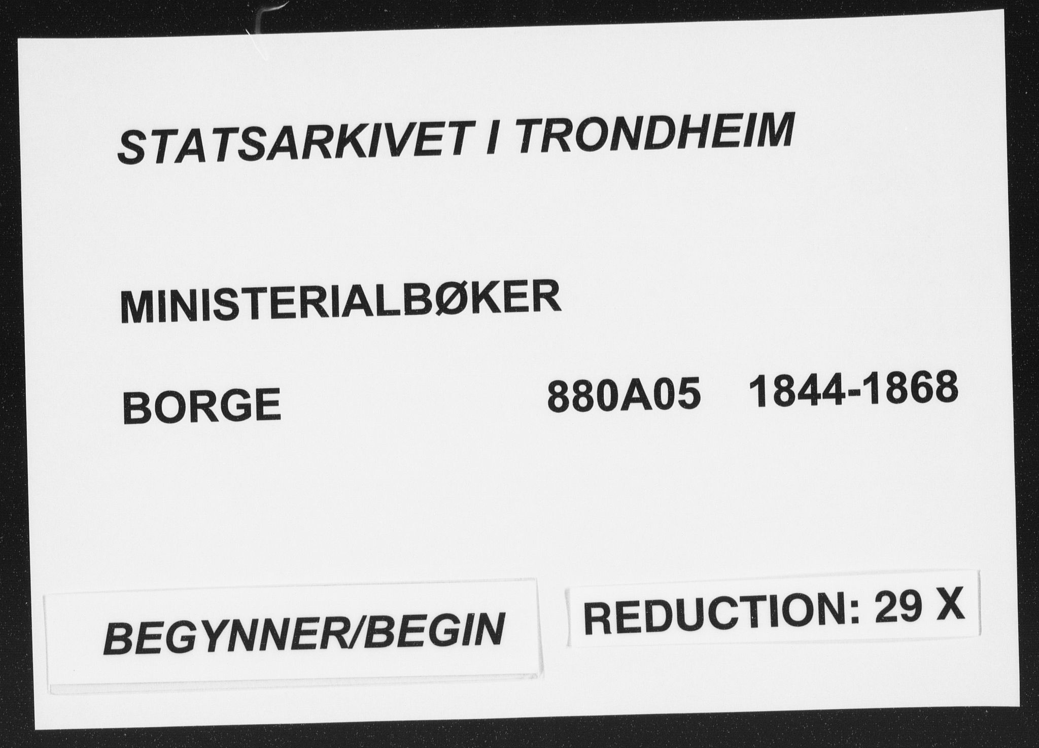 Ministerialprotokoller, klokkerbøker og fødselsregistre - Nordland, SAT/A-1459/880/L1131: Parish register (official) no. 880A05, 1844-1868