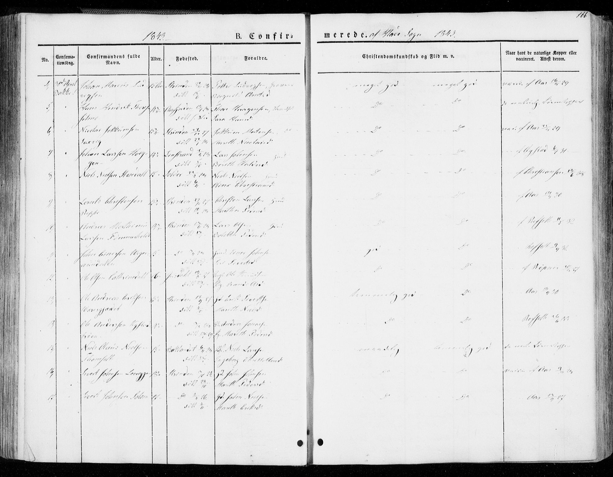 Ministerialprotokoller, klokkerbøker og fødselsregistre - Sør-Trøndelag, SAT/A-1456/606/L0290: Parish register (official) no. 606A05, 1841-1847, p. 166
