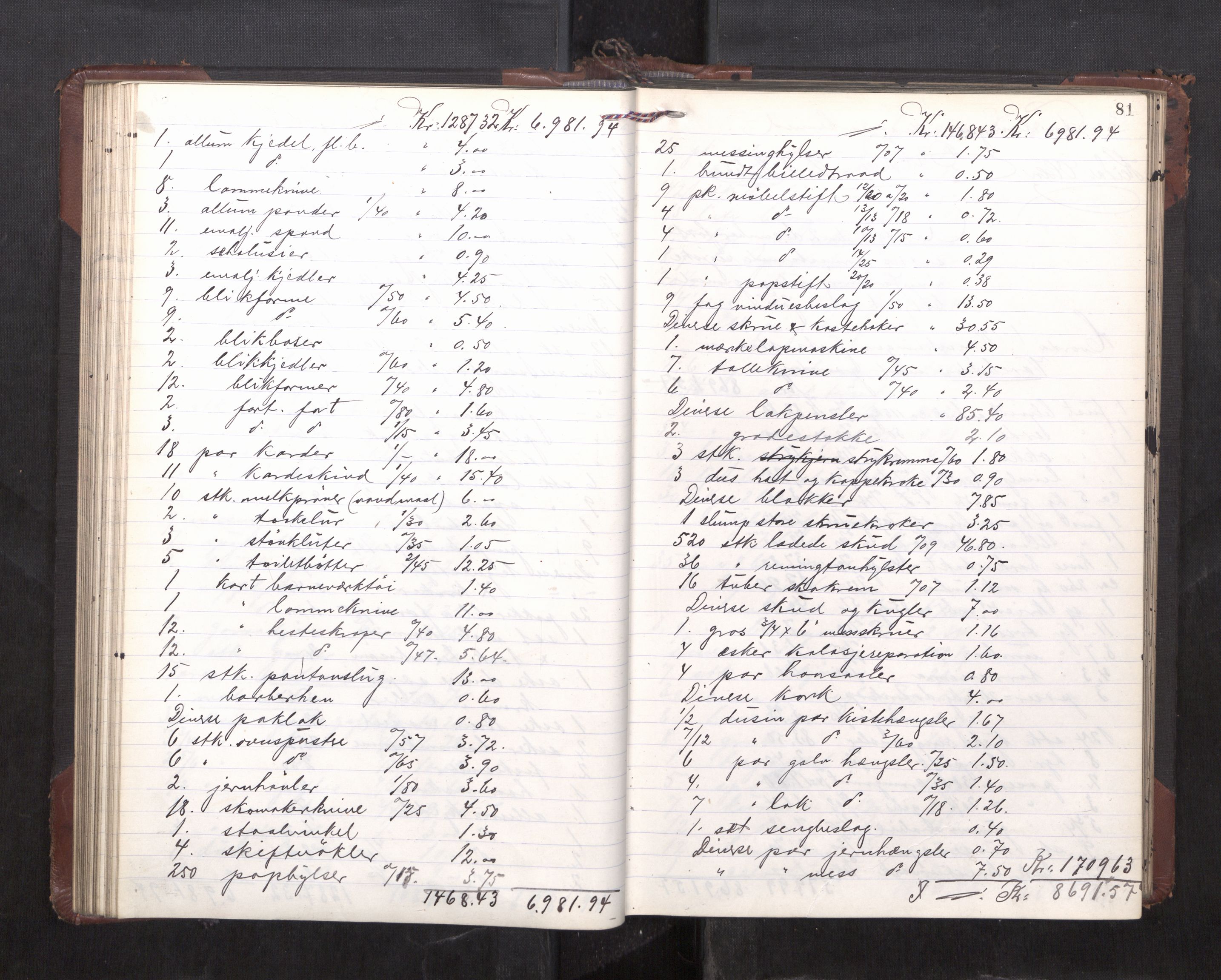 Trondheim byfogd, AV/SAT-A-0003/1/3/3C/L0036: Skifteregistreringsprotokoll - 14/4-24/9. (u/ register), 1915-1918, p. 81