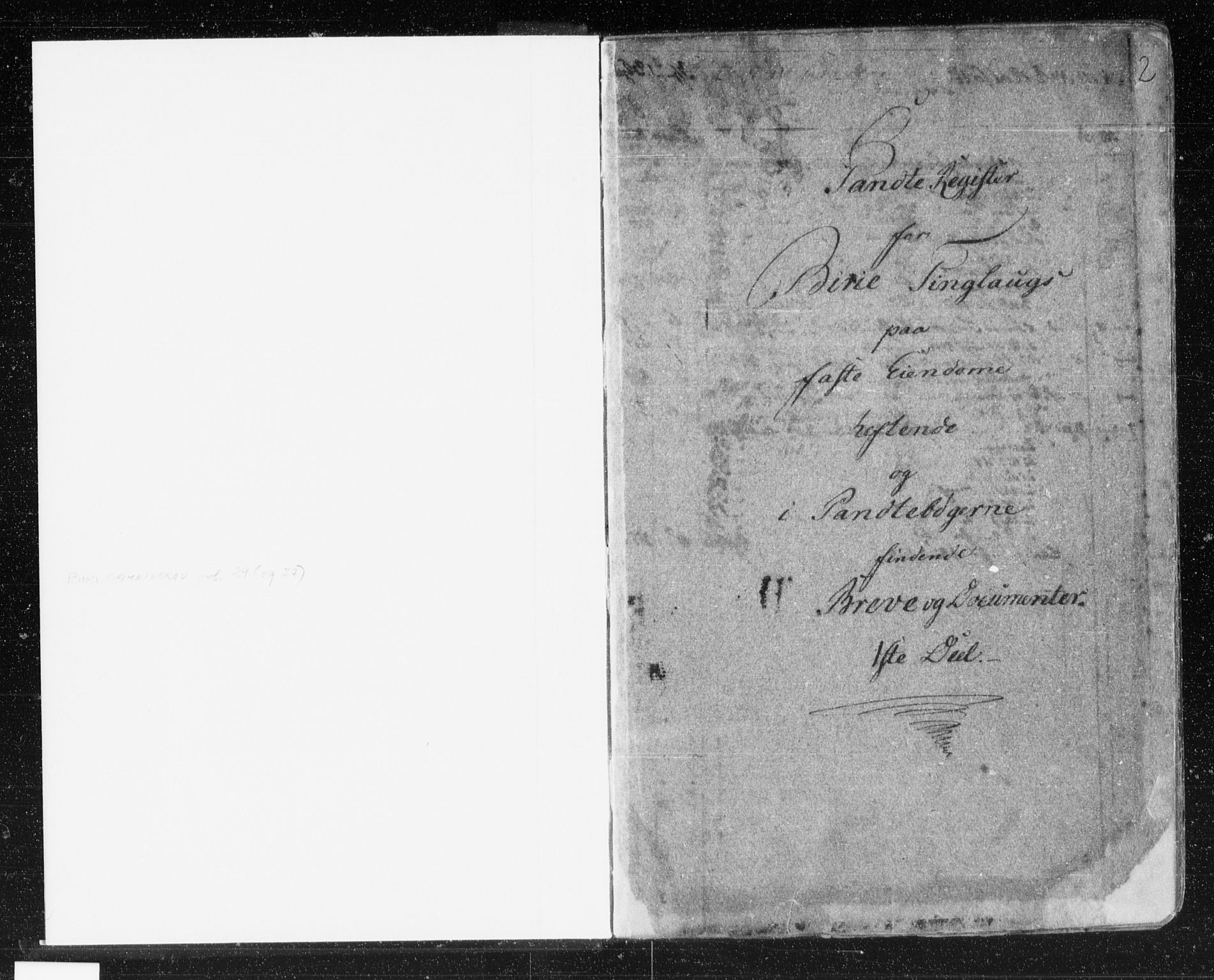 Toten tingrett, SAH/TING-006/H/Ha/Haa/L0013: Mortgage register no. 13, 1760-1840, p. 2