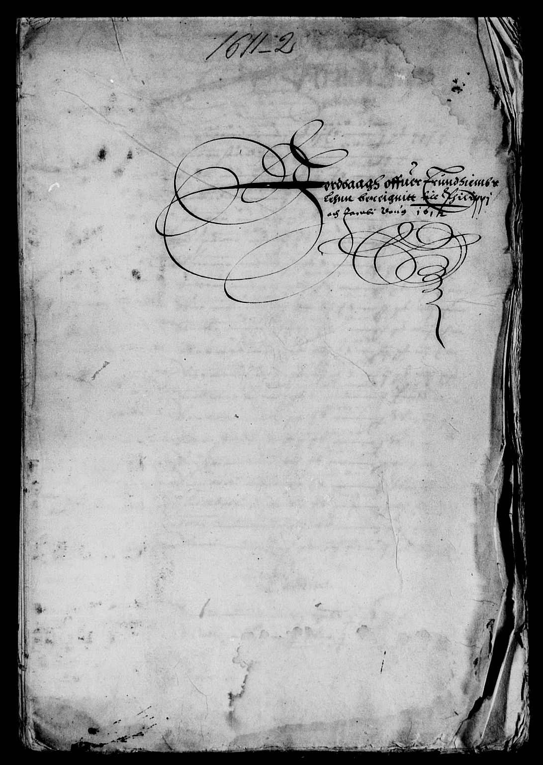 Rentekammeret inntil 1814, Reviderte regnskaper, Lensregnskaper, AV/RA-EA-5023/R/Rb/Rbw/L0008: Trondheim len, 1611-1612