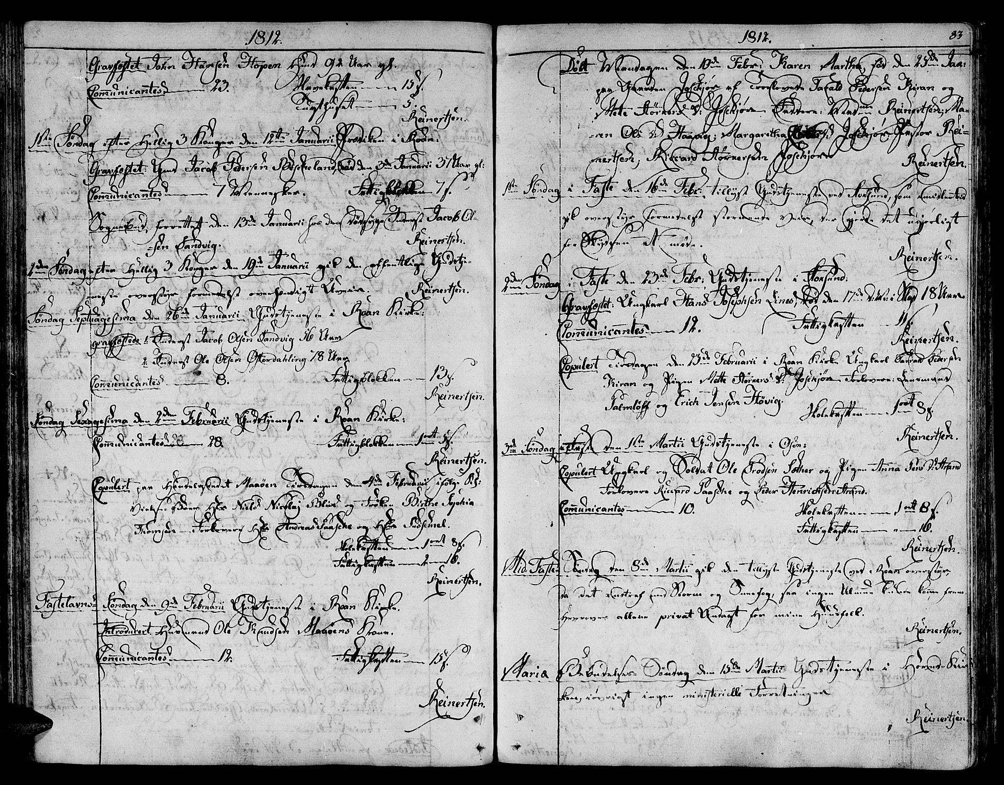 Ministerialprotokoller, klokkerbøker og fødselsregistre - Sør-Trøndelag, SAT/A-1456/657/L0701: Parish register (official) no. 657A02, 1802-1831, p. 83