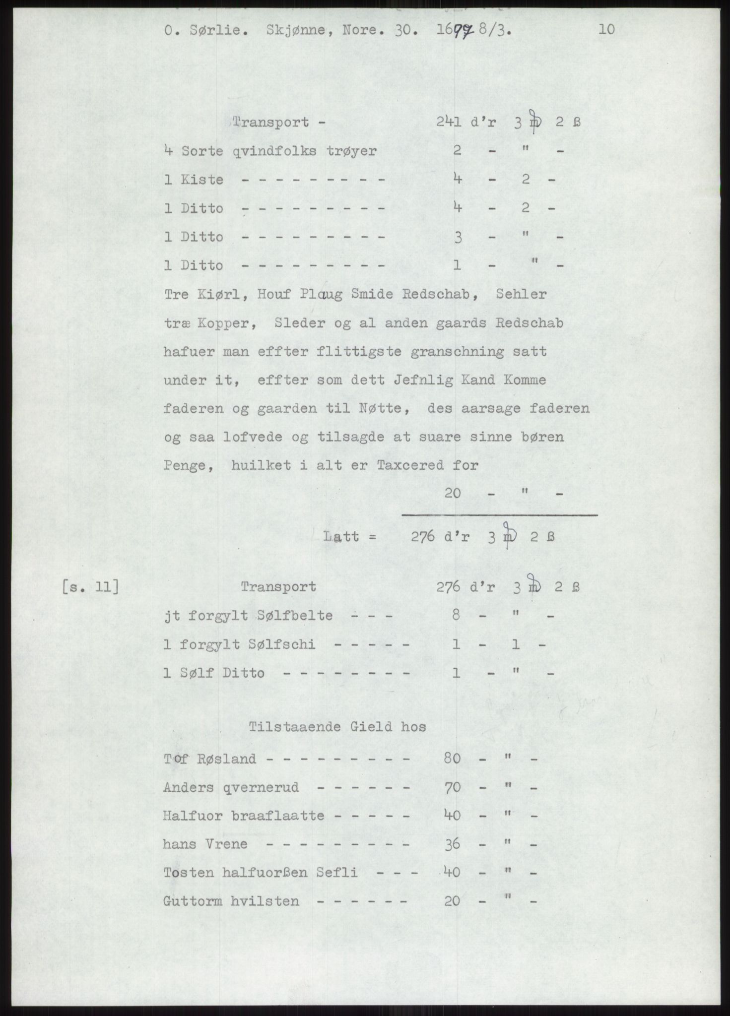 Samlinger til kildeutgivelse, Diplomavskriftsamlingen, AV/RA-EA-4053/H/Ha, p. 358