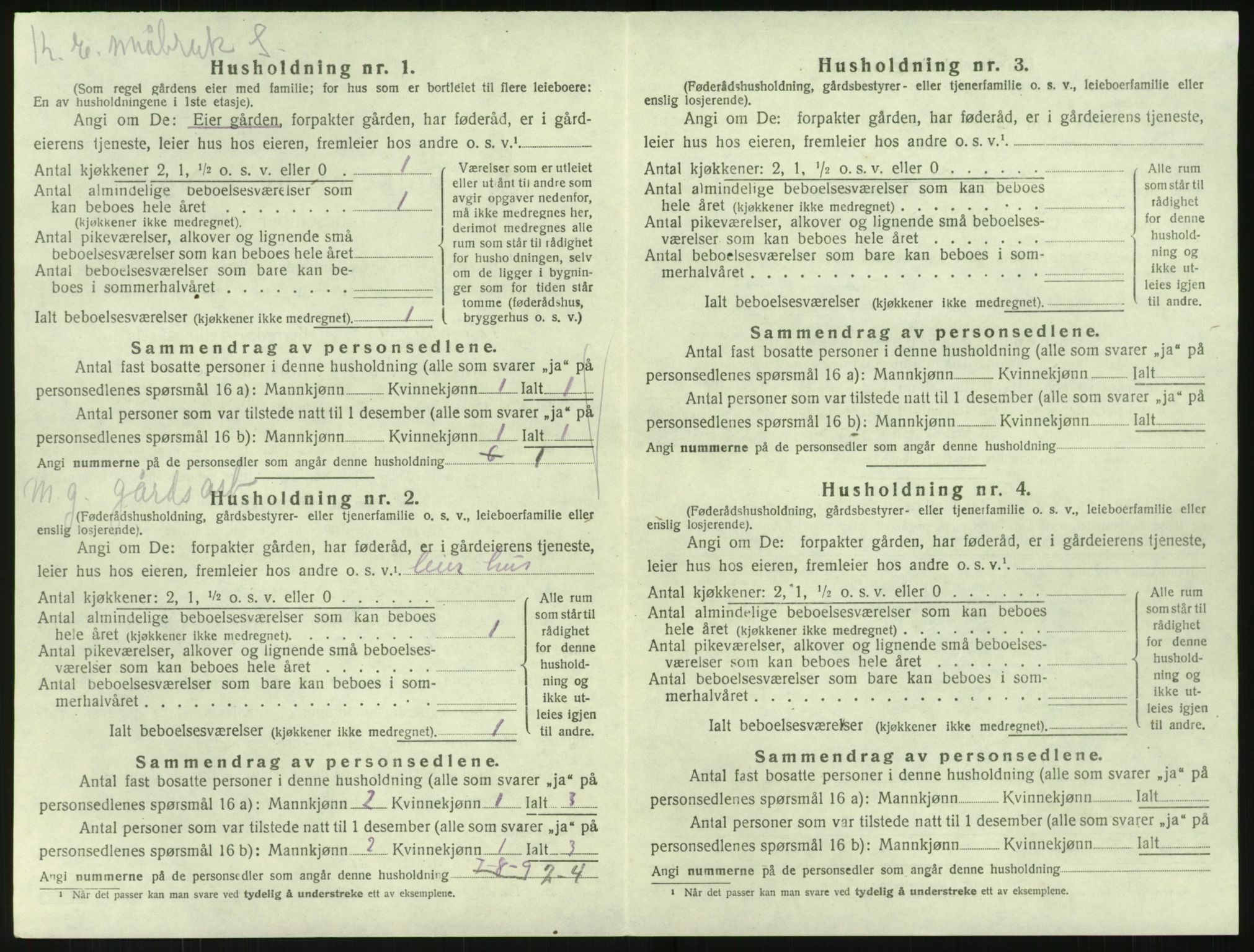 SAK, 1920 census for Søndeled, 1920, p. 746