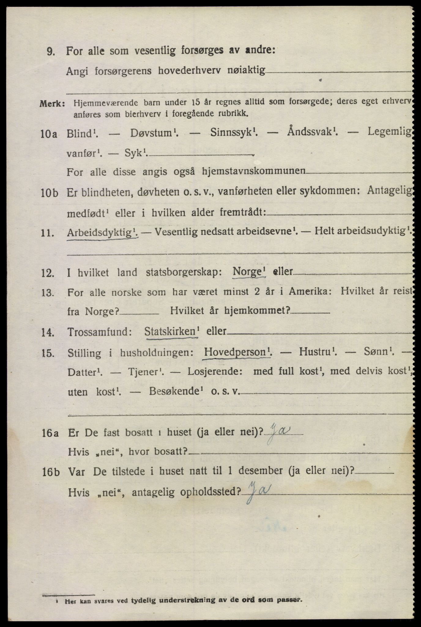 SAKO, 1920 census for Sem, 1920, p. 10344