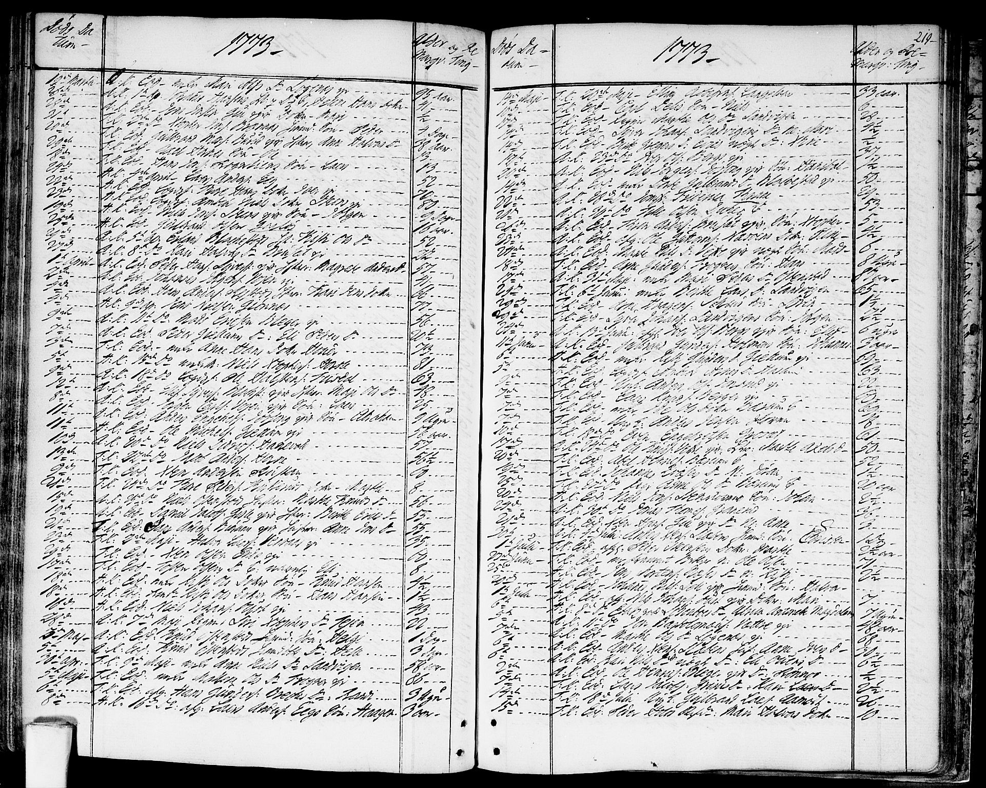 Asker prestekontor Kirkebøker, AV/SAO-A-10256a/F/Fa/L0003: Parish register (official) no. I 3, 1767-1807, p. 219
