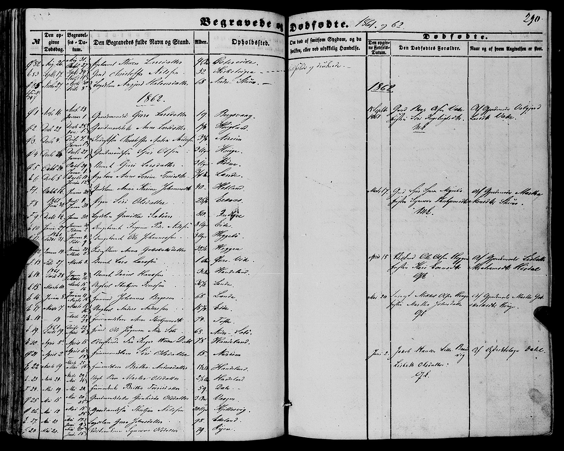 Fjelberg sokneprestembete, AV/SAB-A-75201/H/Haa: Parish register (official) no. A 7, 1851-1867, p. 290