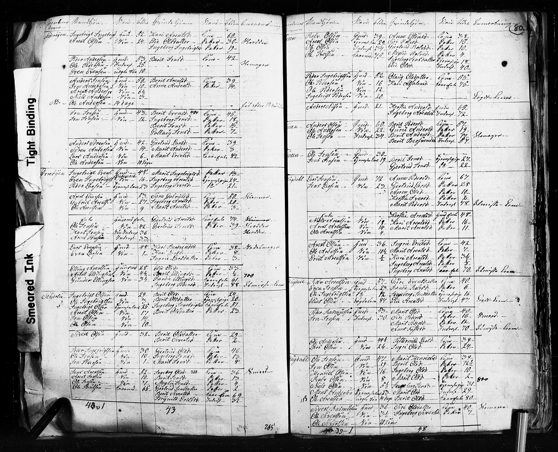 , 1825 Census for Støren parish, 1825, p. 80