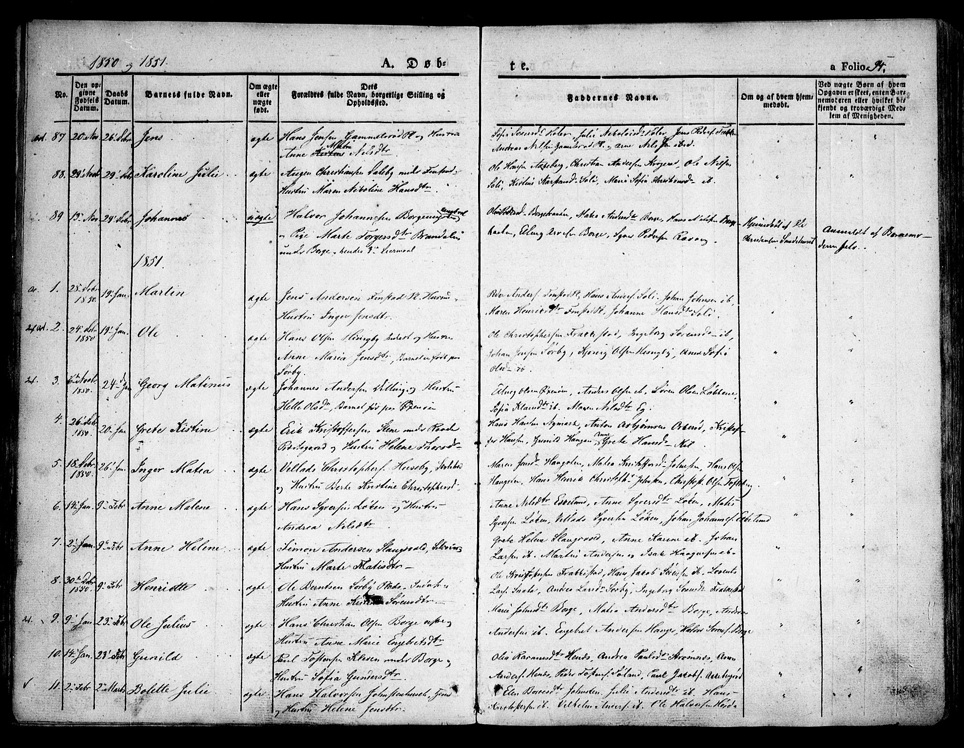 Råde prestekontor kirkebøker, AV/SAO-A-2009/F/Fa/L0005: Parish register (official) no. 5, 1830-1853, p. 94