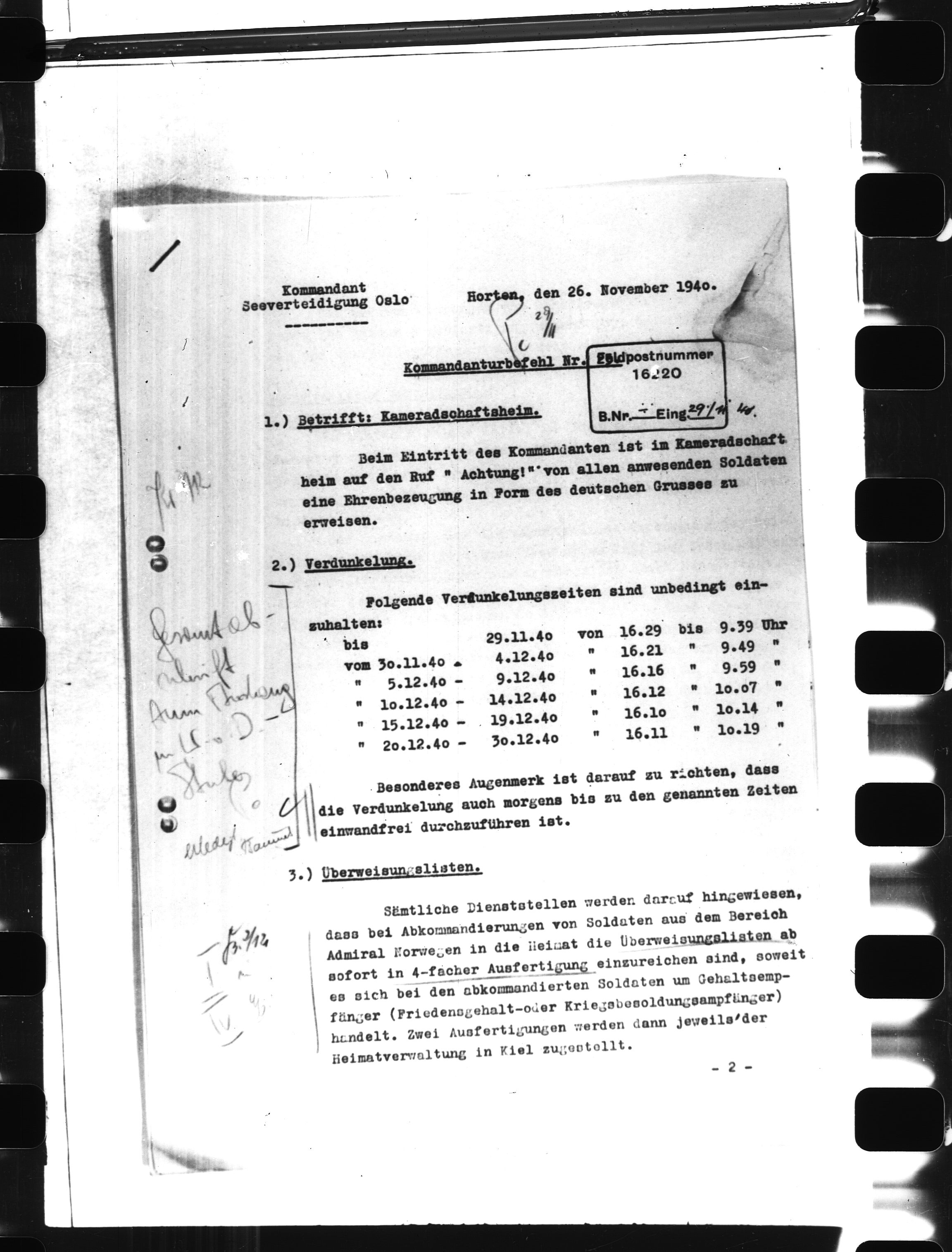 Documents Section, AV/RA-RAFA-2200/V/L0063: Film med LMDC Serial Numbers, 1940-1945, p. 15