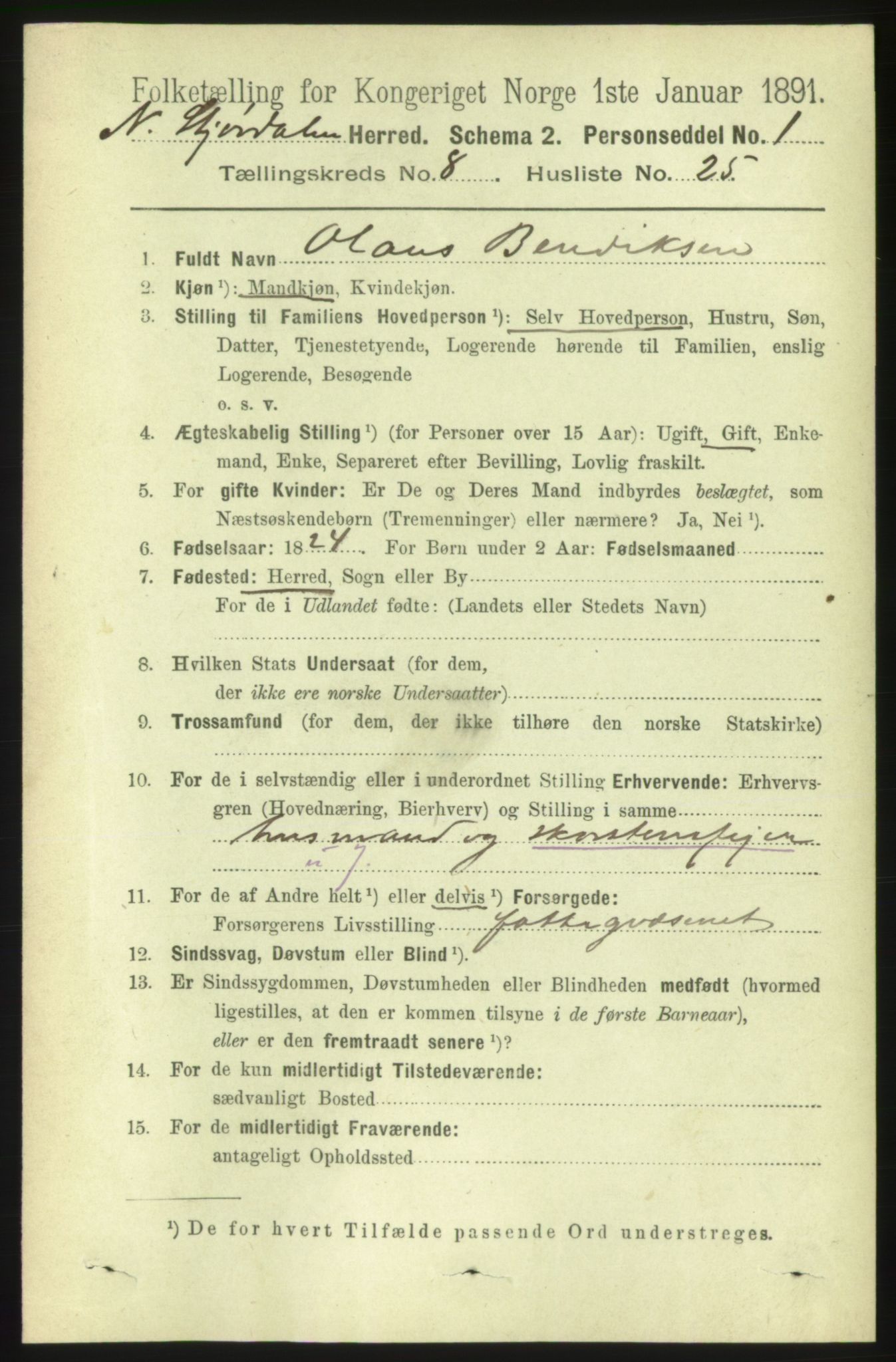 RA, 1891 census for 1714 Nedre Stjørdal, 1891, p. 4002