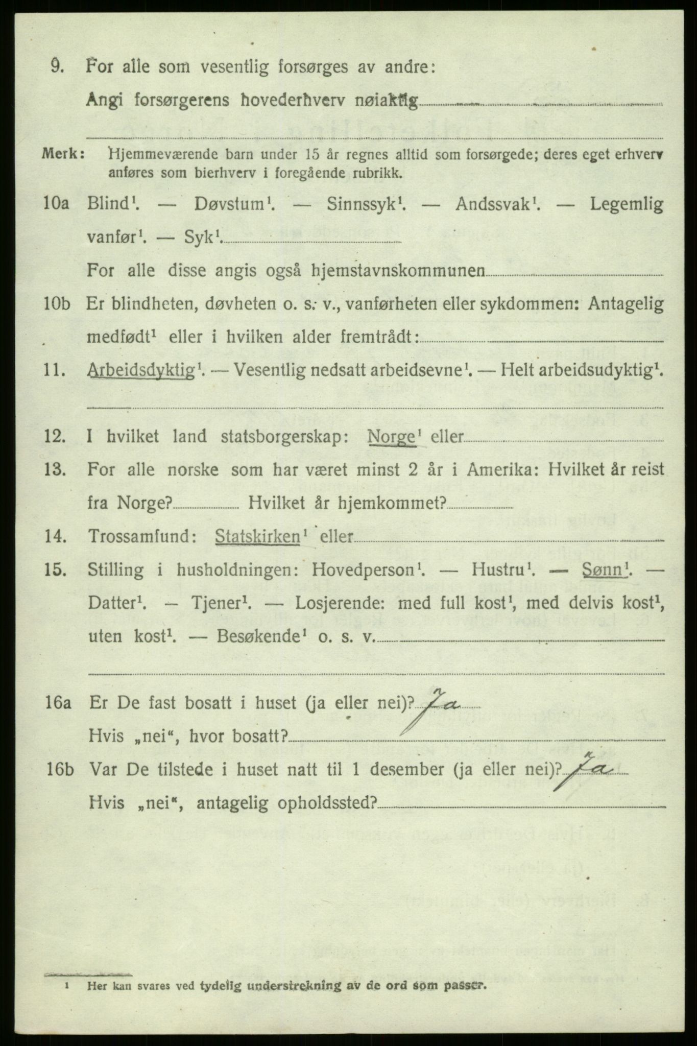 SAB, 1920 census for Eid, 1920, p. 3477