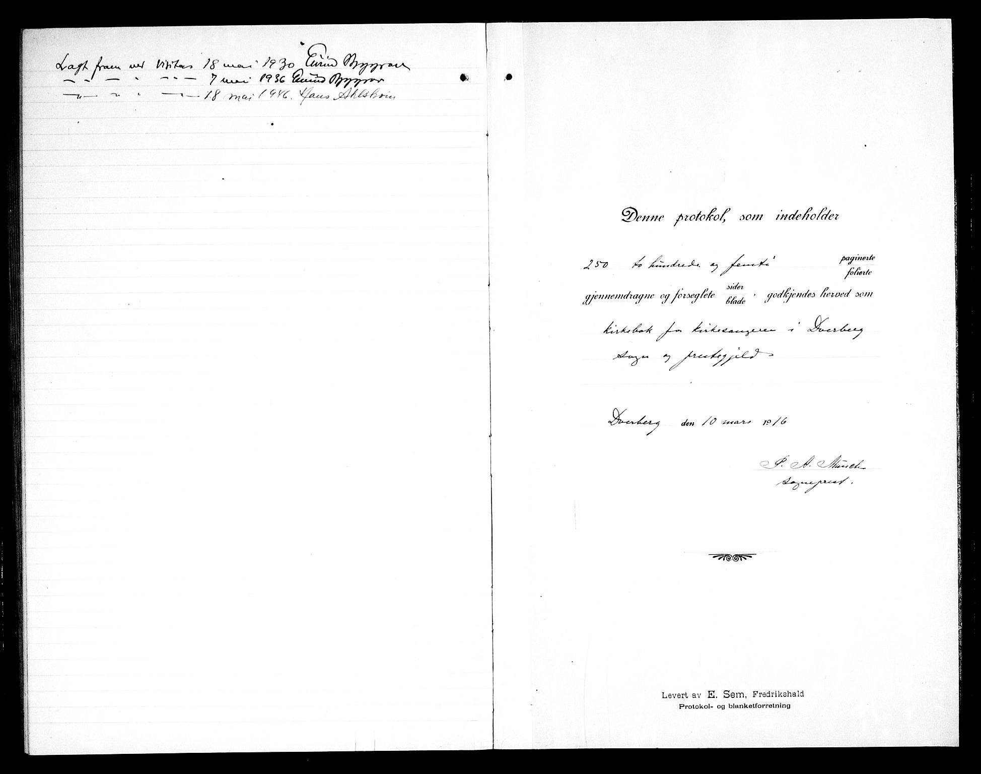 Ministerialprotokoller, klokkerbøker og fødselsregistre - Nordland, SAT/A-1459/897/L1415: Parish register (copy) no. 897C05, 1916-1945
