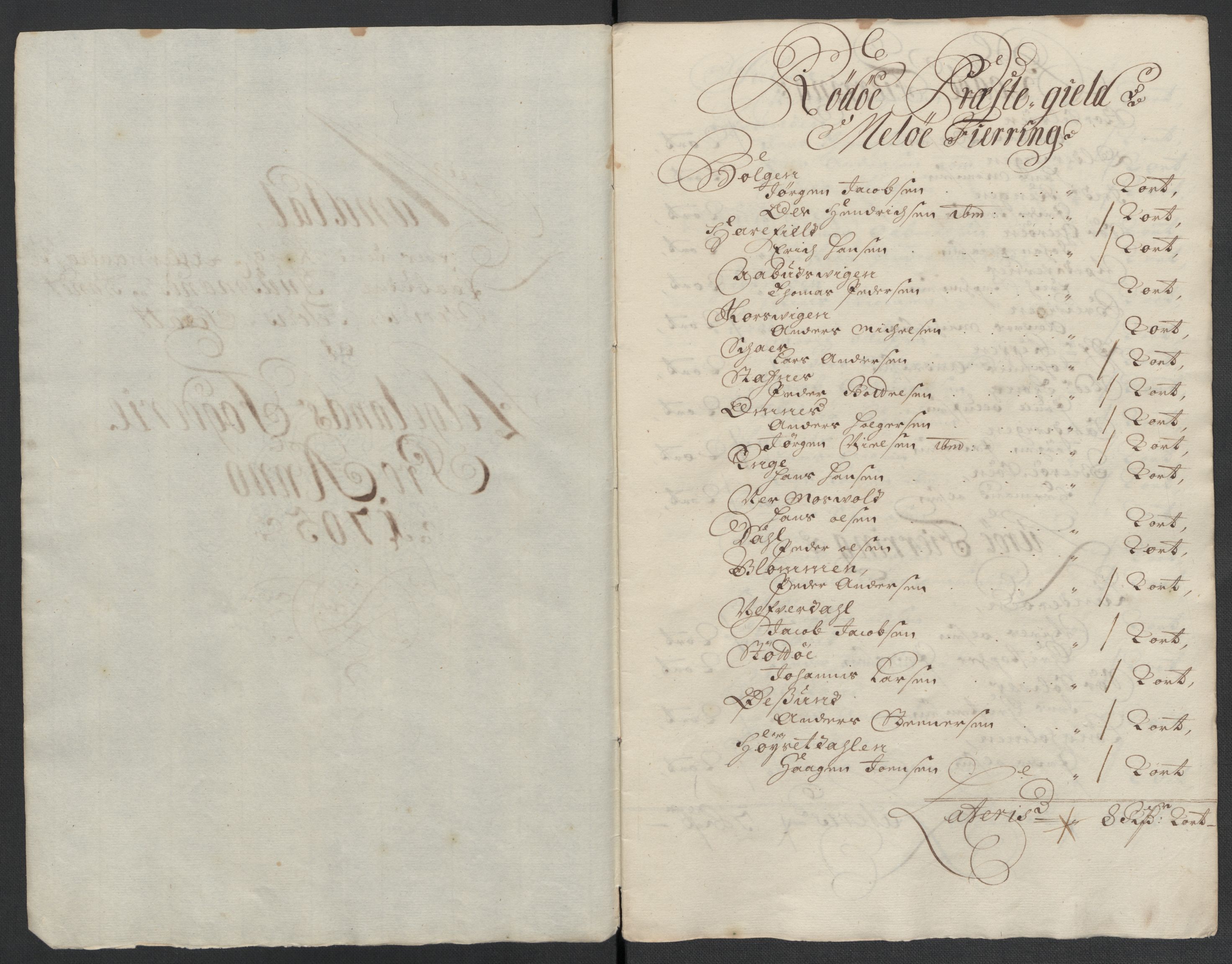 Rentekammeret inntil 1814, Reviderte regnskaper, Fogderegnskap, RA/EA-4092/R65/L4508: Fogderegnskap Helgeland, 1702-1705, p. 470