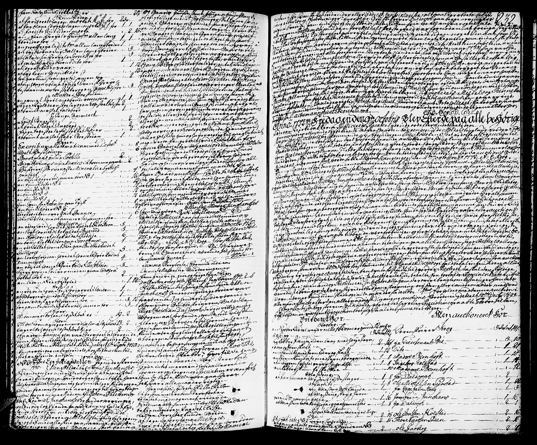 Orkdal sorenskriveri, SAT/A-4169/1/3/3Aa/L0007: Skifteprotokoller, 1767-1782, p. 231b-232a