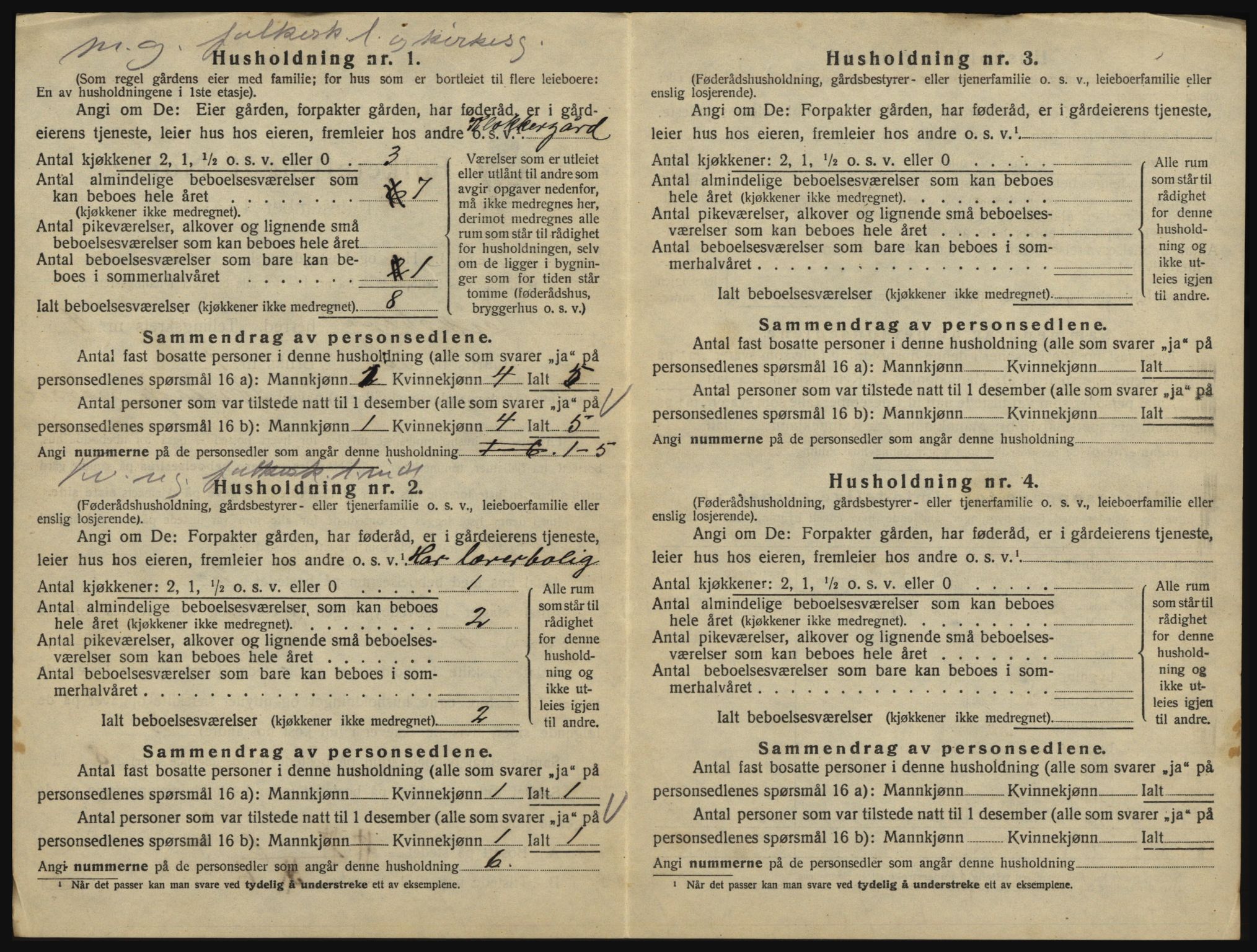 SAO, 1920 census for Eidsberg, 1920, p. 662