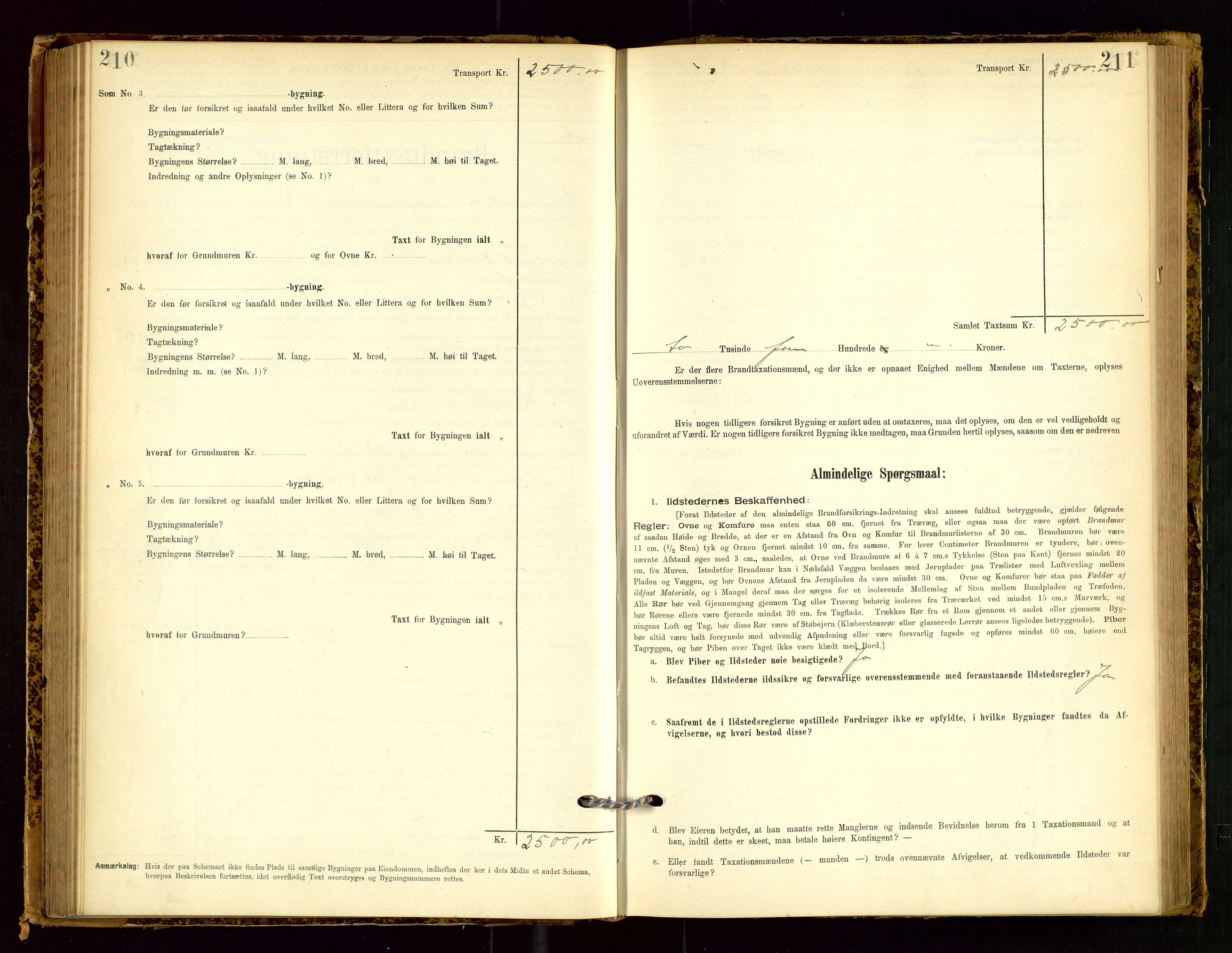 Eigersund lensmannskontor, SAST/A-100171/Gob/L0001: Skjemaprotokoll, 1894-1909, p. 210-211