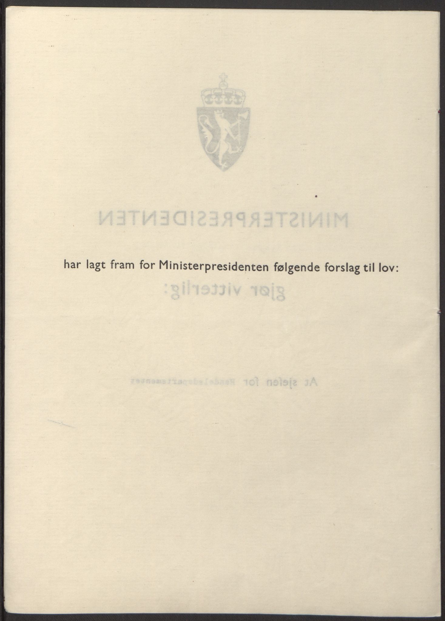 NS-administrasjonen 1940-1945 (Statsrådsekretariatet, de kommisariske statsråder mm), AV/RA-S-4279/D/Db/L0098: Lover II, 1942, p. 66