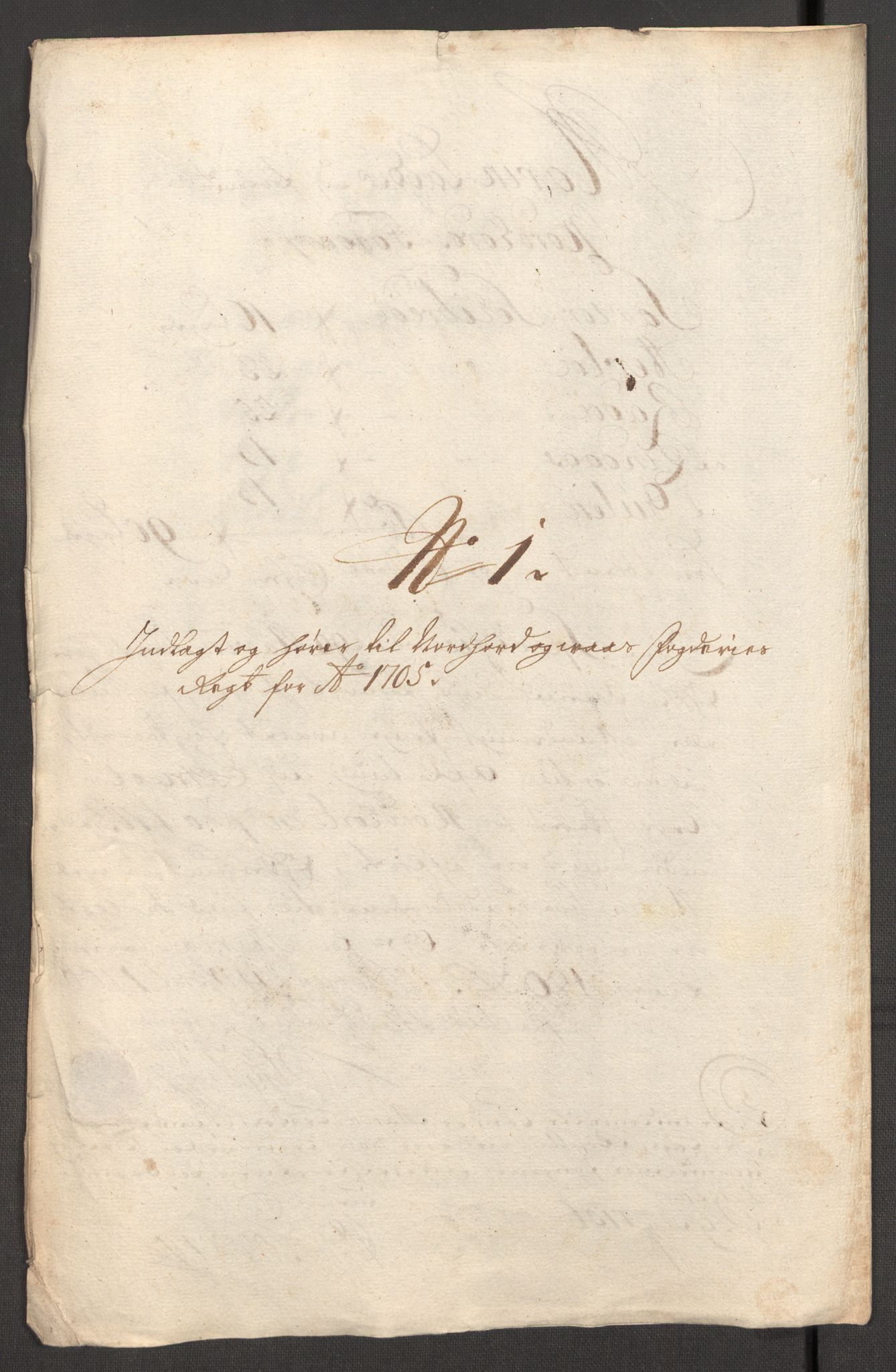 Rentekammeret inntil 1814, Reviderte regnskaper, Fogderegnskap, RA/EA-4092/R51/L3187: Fogderegnskap Nordhordland og Voss, 1704-1705, p. 231