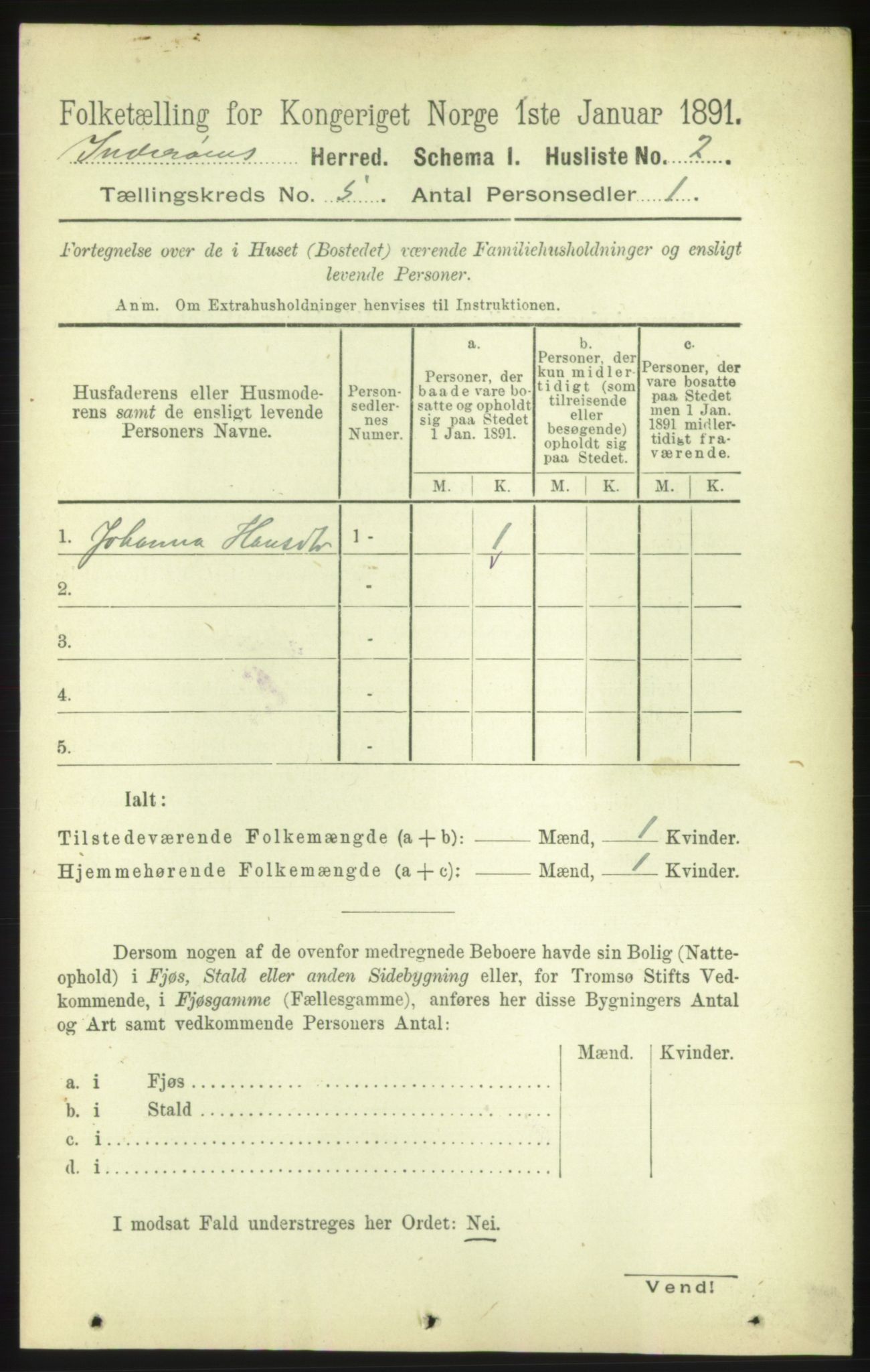 RA, 1891 census for 1729 Inderøy, 1891, p. 2673