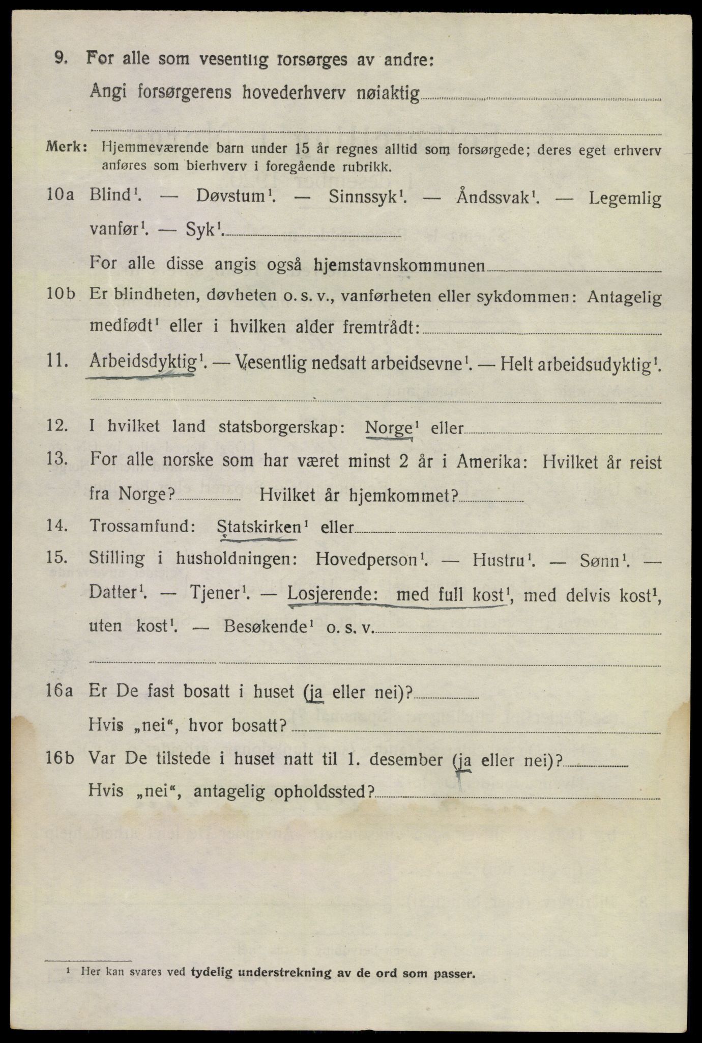 SAKO, 1920 census for Sandeherred, 1920, p. 10317