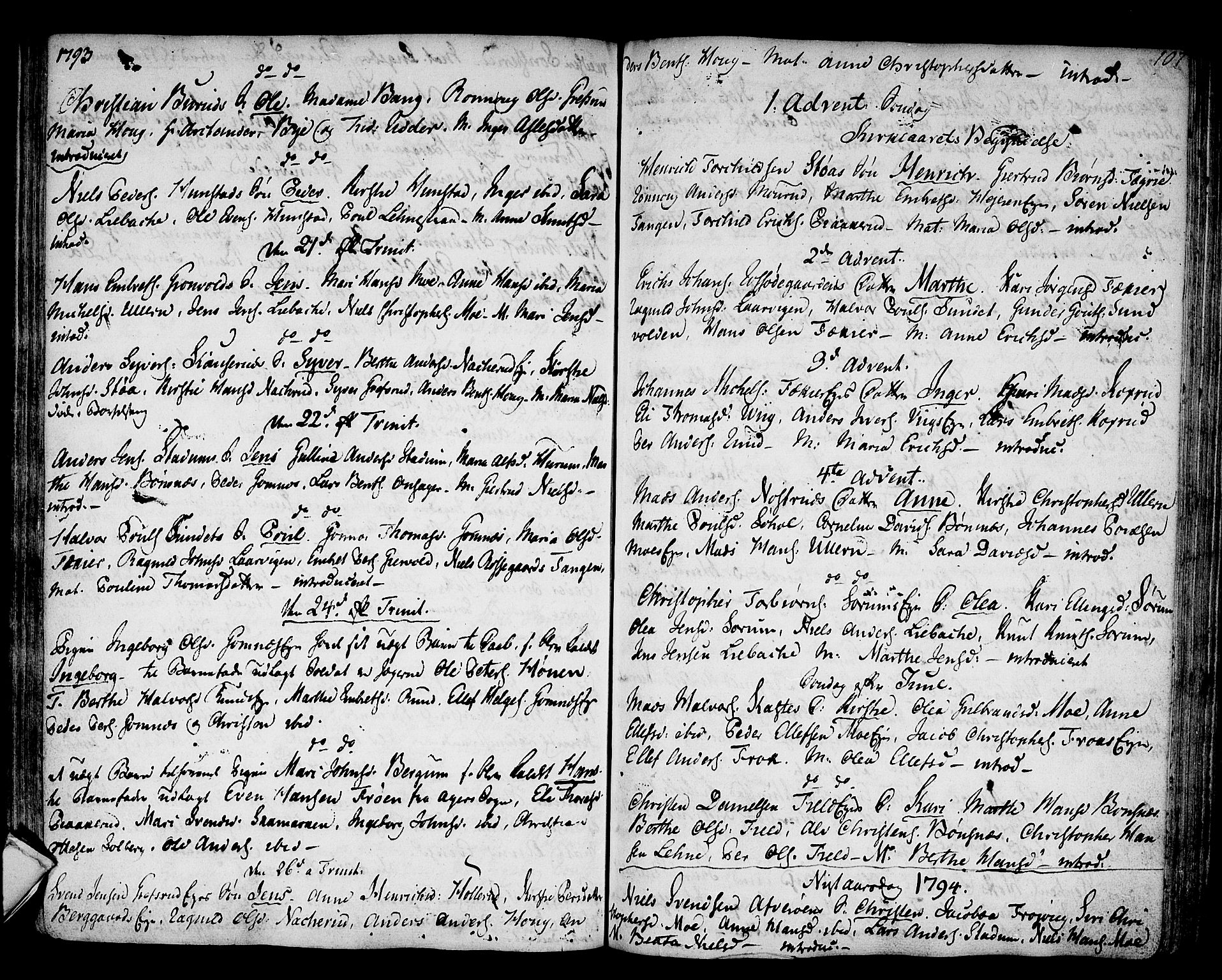 Hole kirkebøker, SAKO/A-228/F/Fa/L0002: Parish register (official) no. I 2, 1766-1814, p. 107