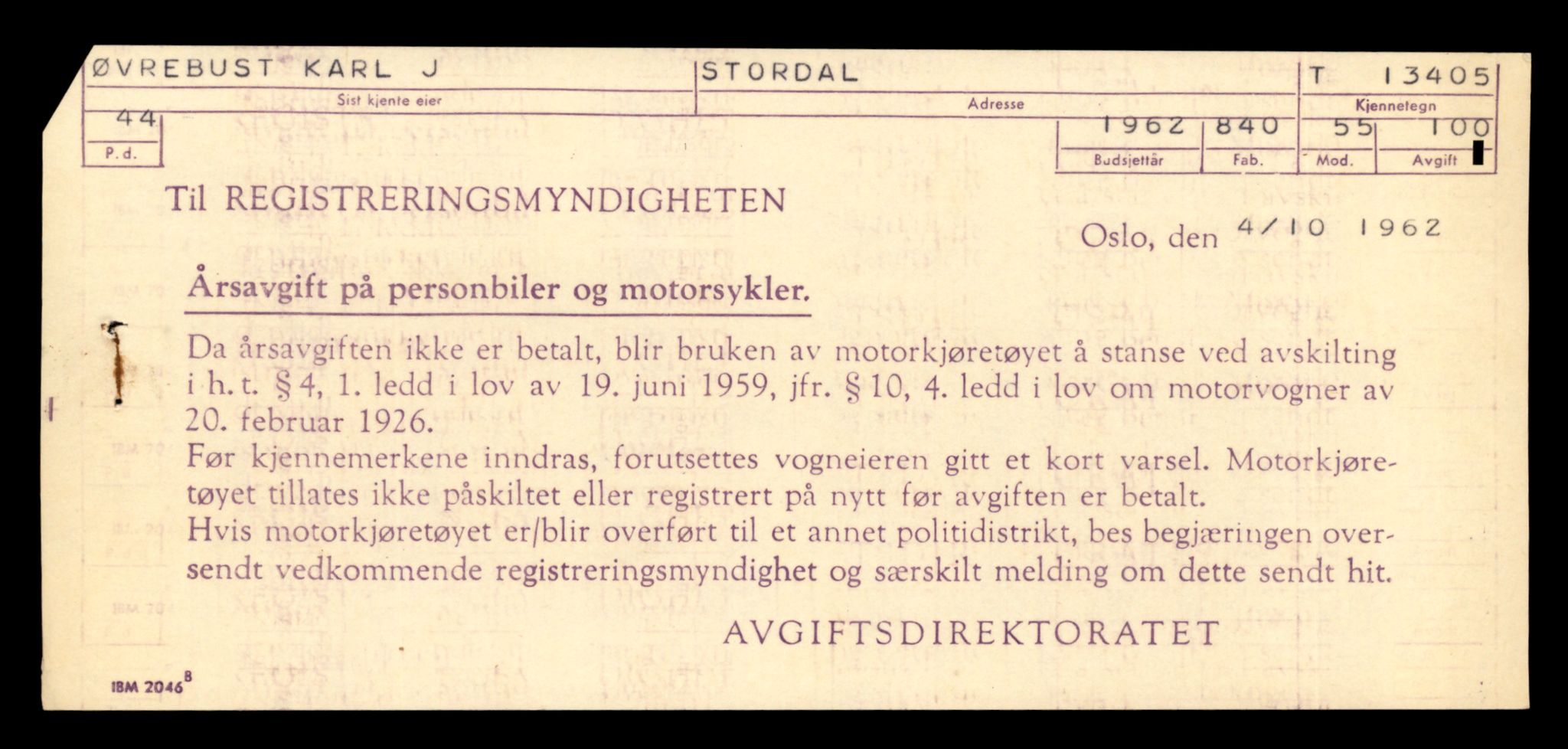 Møre og Romsdal vegkontor - Ålesund trafikkstasjon, AV/SAT-A-4099/F/Fe/L0039: Registreringskort for kjøretøy T 13361 - T 13530, 1927-1998, p. 779