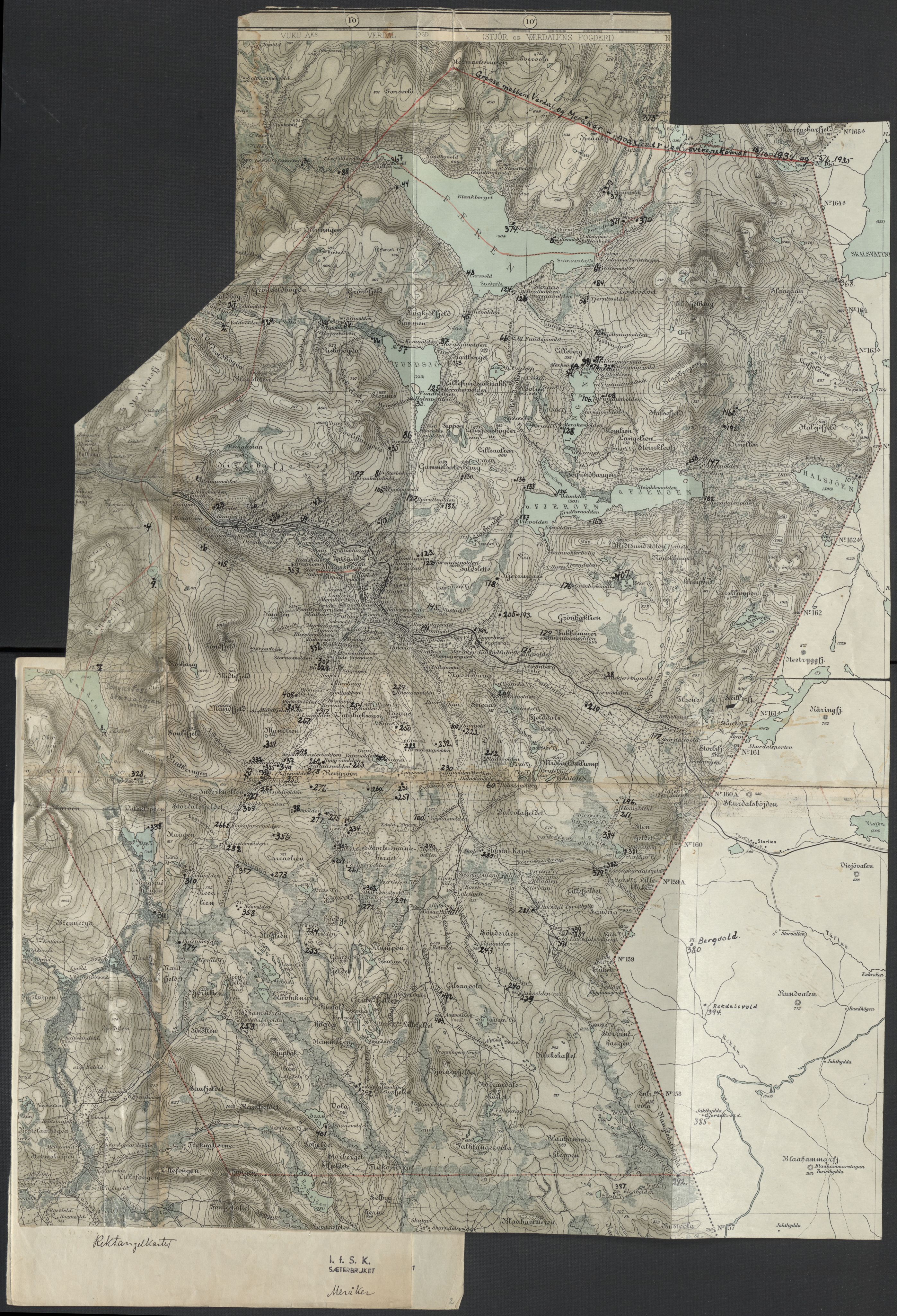 Instituttet for sammenlignende kulturforskning, RA/PA-0424/F/Fc/L0015/0001: Eske B15: / Nord-Trøndelag (perm XLII), 1933-1938