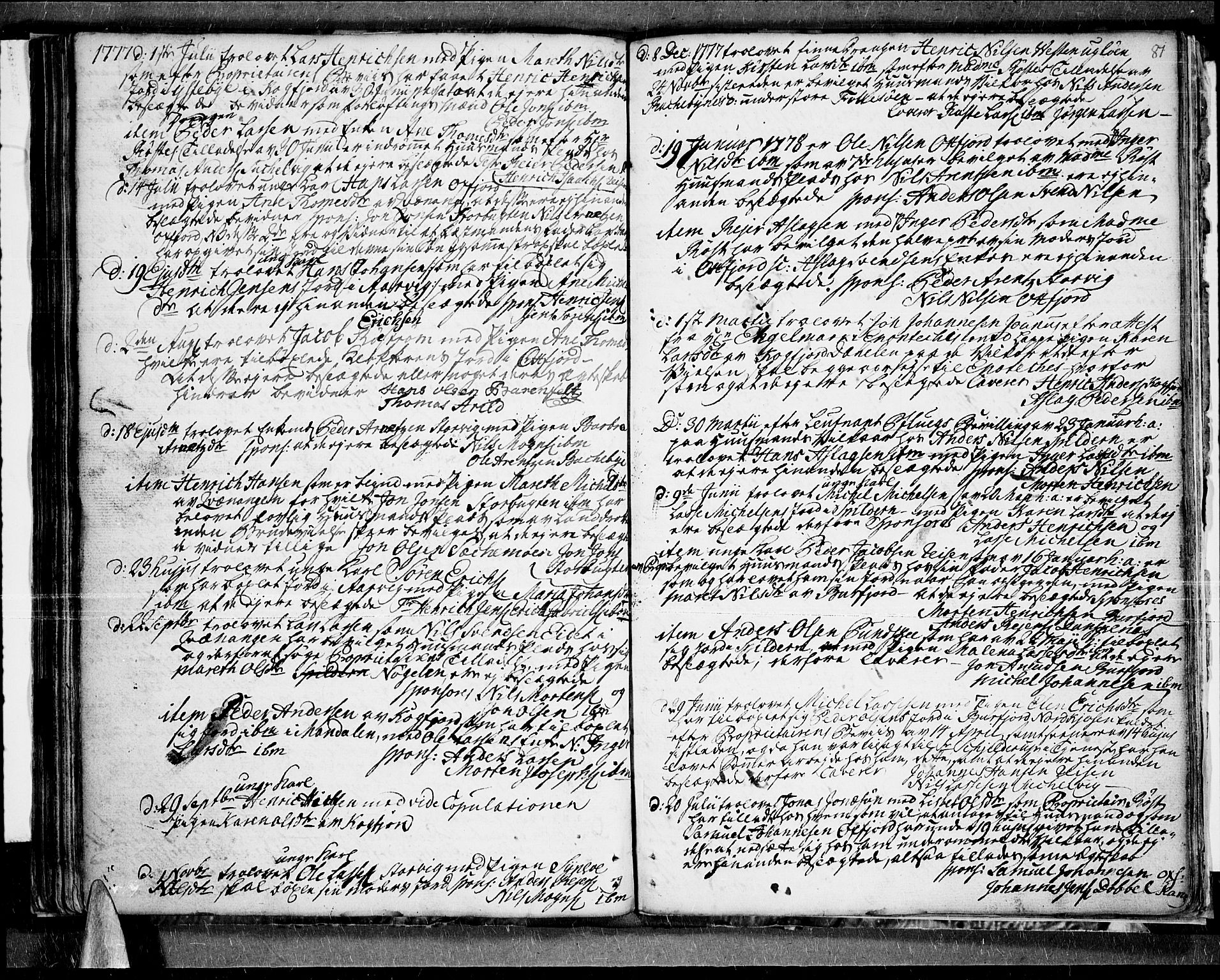 Skjervøy sokneprestkontor, SATØ/S-1300/H/Ha/Haa/L0001kirke: Parish register (official) no. 1, 1748-1780, p. 81