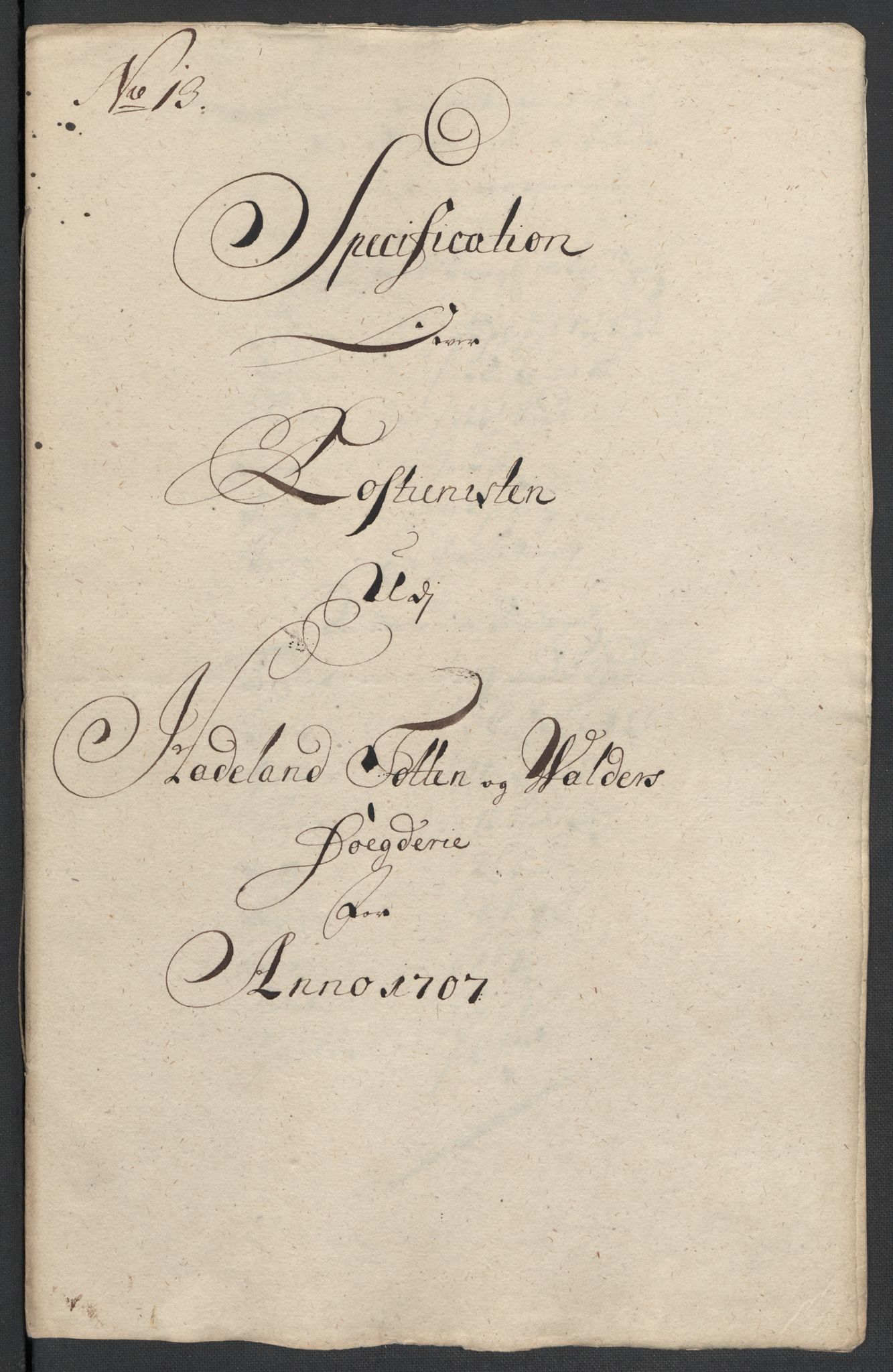 Rentekammeret inntil 1814, Reviderte regnskaper, Fogderegnskap, RA/EA-4092/R18/L1305: Fogderegnskap Hadeland, Toten og Valdres, 1707-1708, p. 388