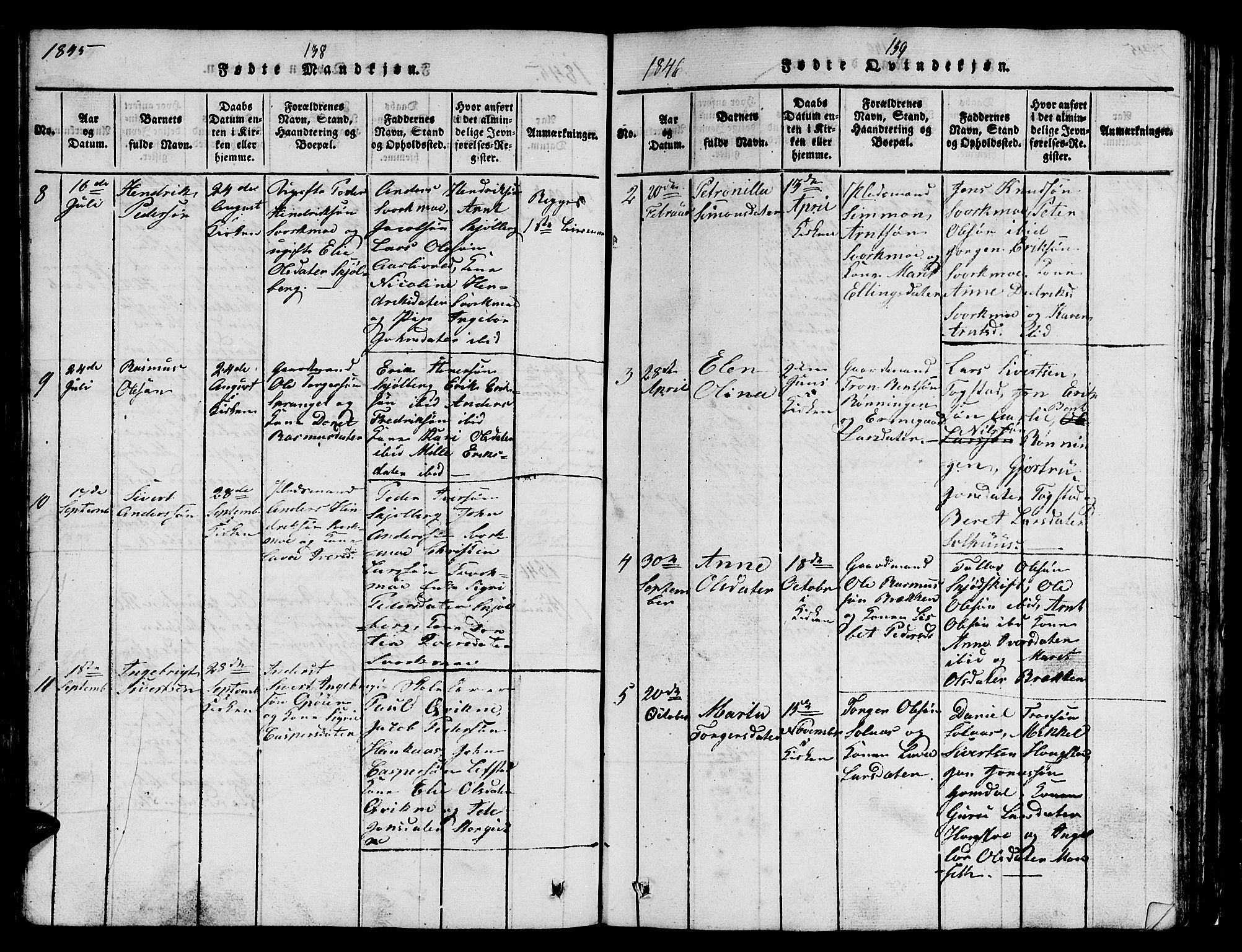 Ministerialprotokoller, klokkerbøker og fødselsregistre - Sør-Trøndelag, SAT/A-1456/671/L0842: Parish register (copy) no. 671C01, 1816-1867, p. 138-139