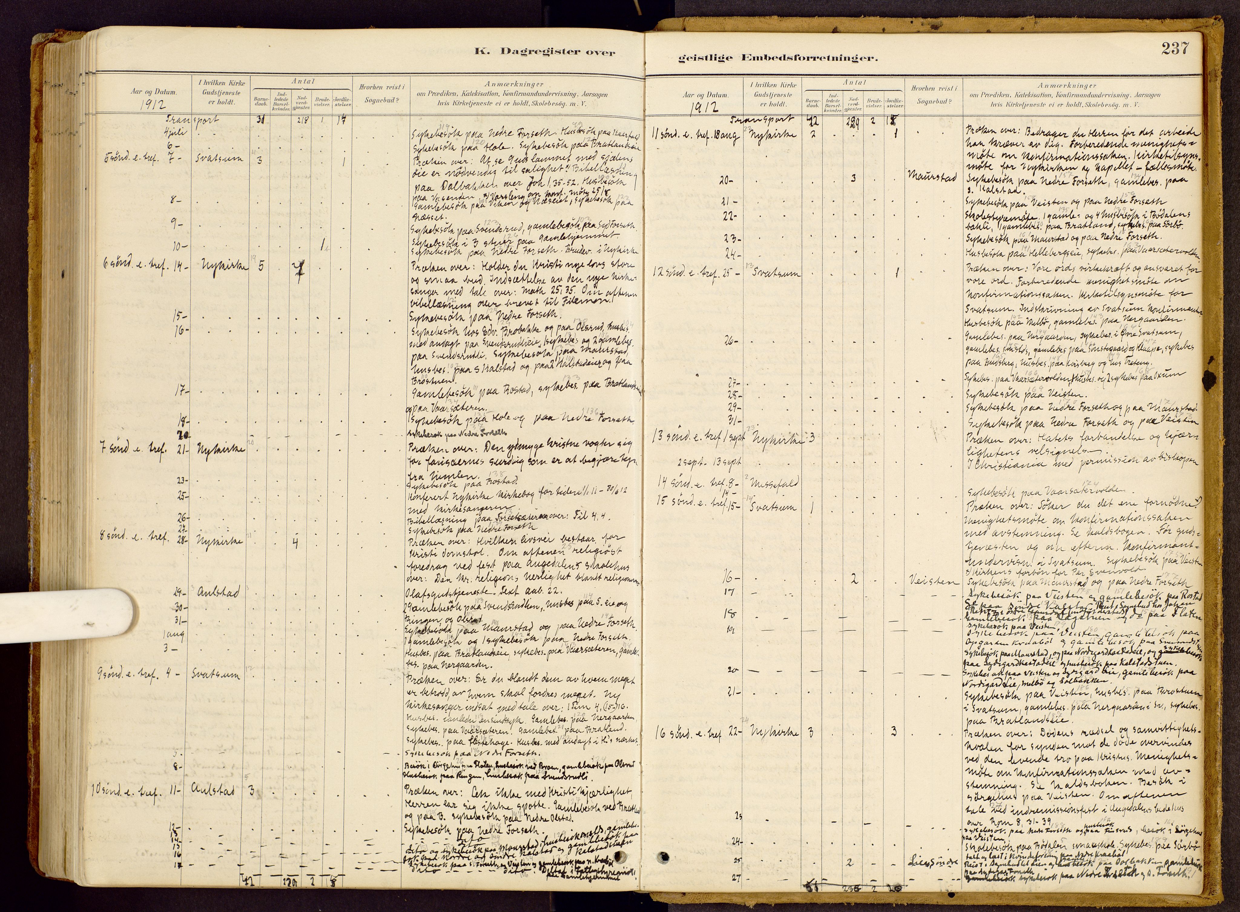 Vestre Gausdal prestekontor, AV/SAH-PREST-094/H/Ha/Haa/L0002: Parish register (official) no. 2, 1887-1918, p. 237