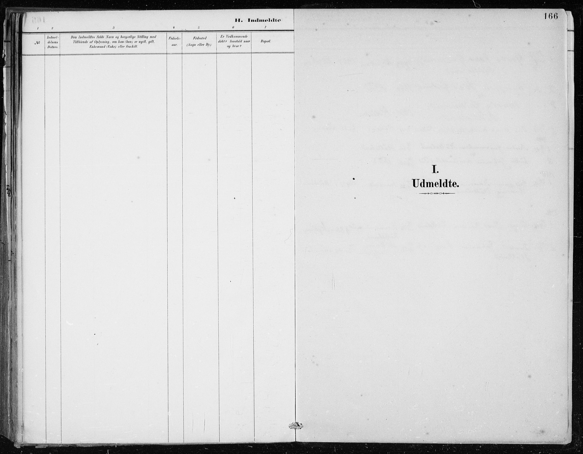 Lindås Sokneprestembete, SAB/A-76701/H/Haa: Parish register (official) no. F  1, 1886-1897, p. 166