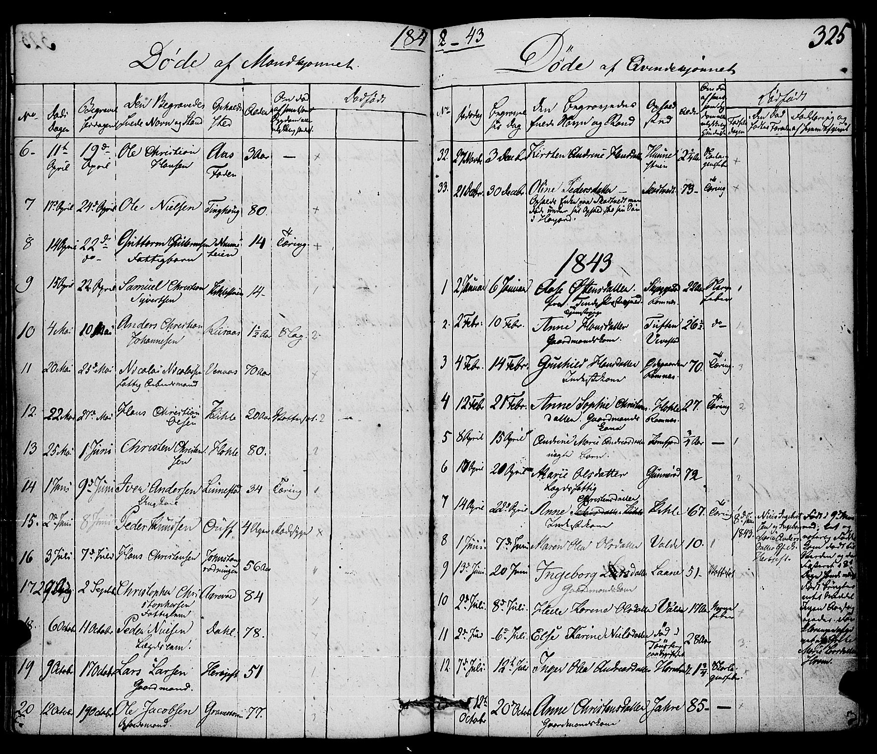 Ramnes kirkebøker, AV/SAKO-A-314/F/Fa/L0005: Parish register (official) no. I 5, 1841-1861, p. 324-325