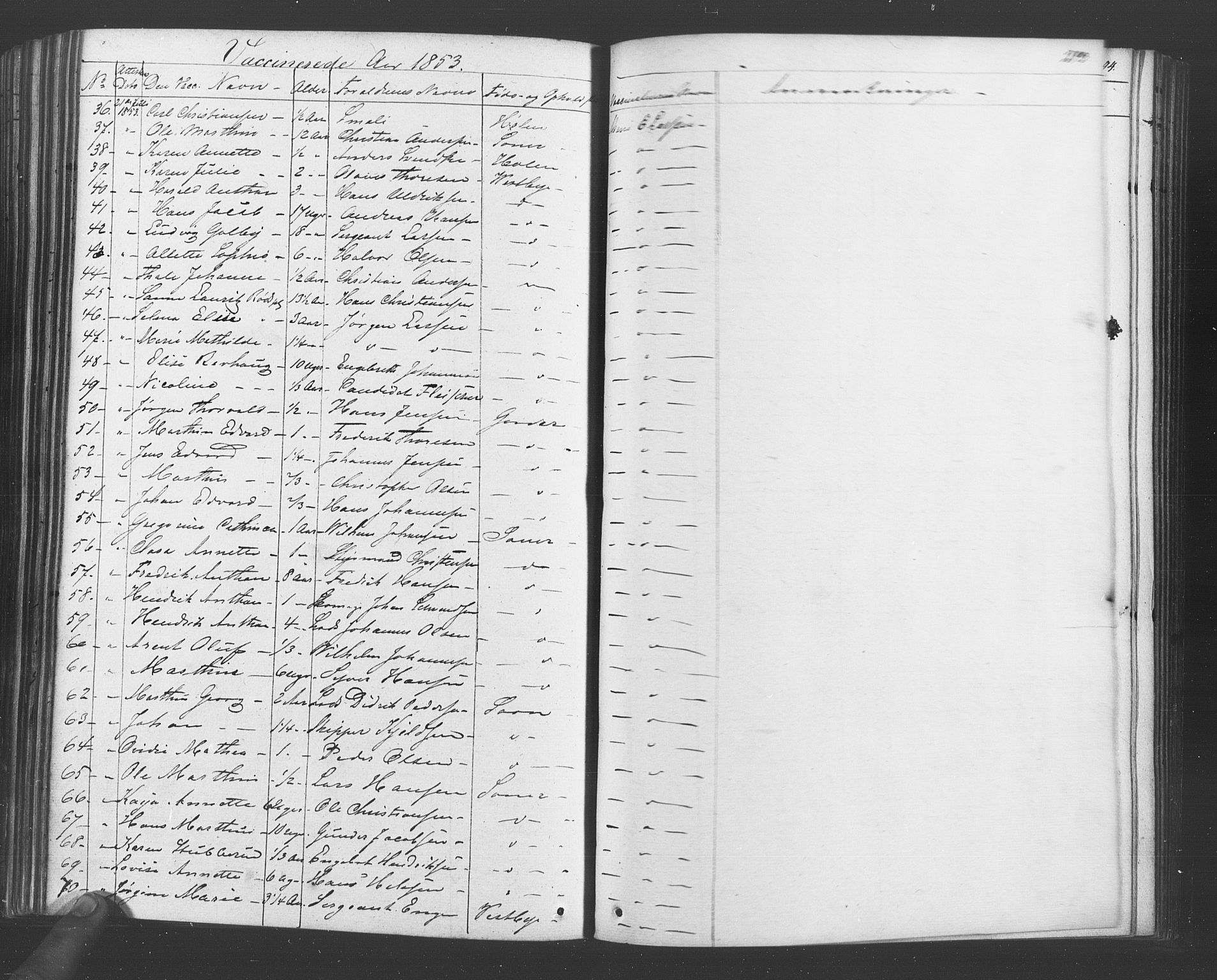 Vestby prestekontor Kirkebøker, AV/SAO-A-10893/F/Fa/L0007: Parish register (official) no. I 7, 1850-1862, p. 293