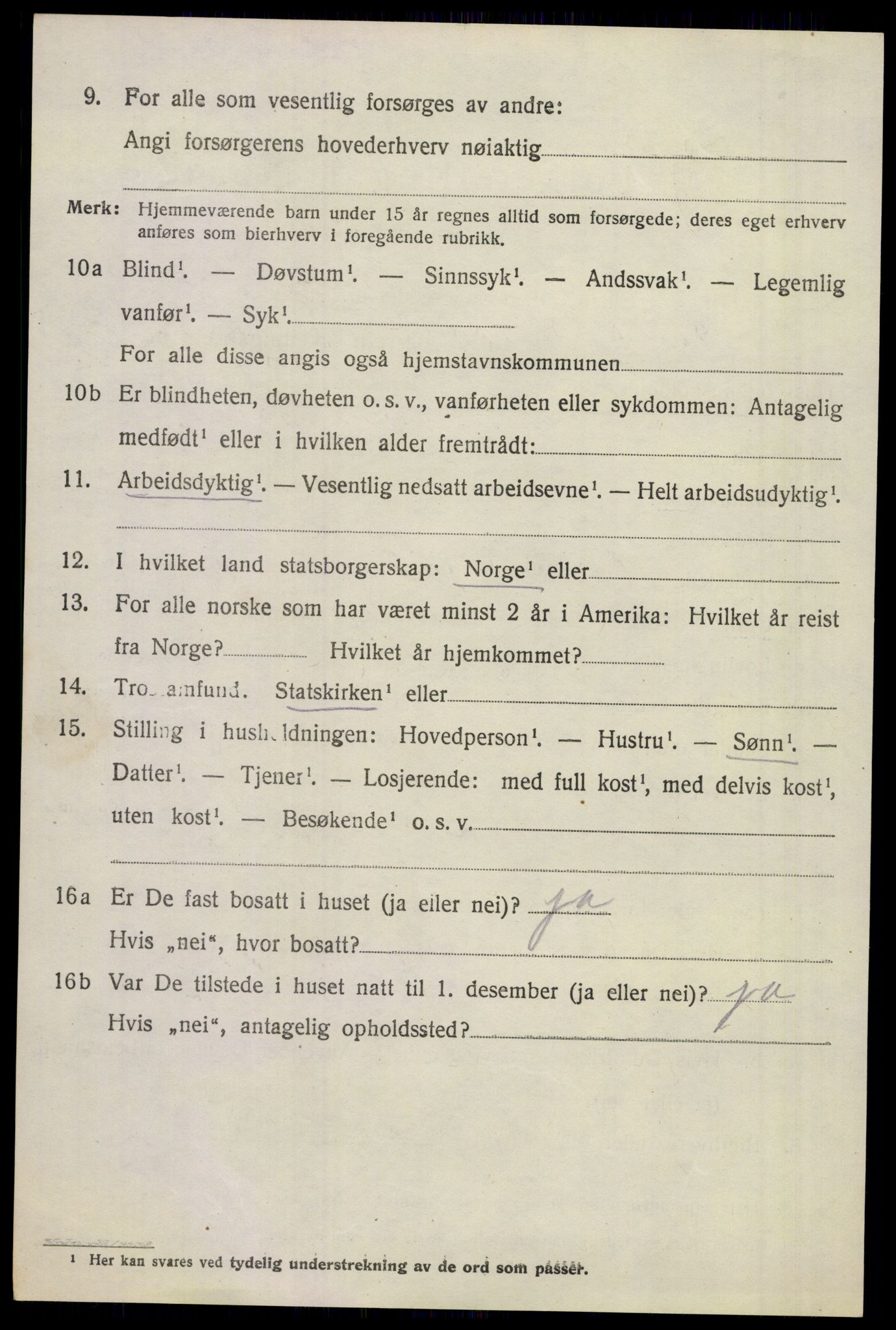 SAKO, 1920 census for Sande, 1920, p. 7893