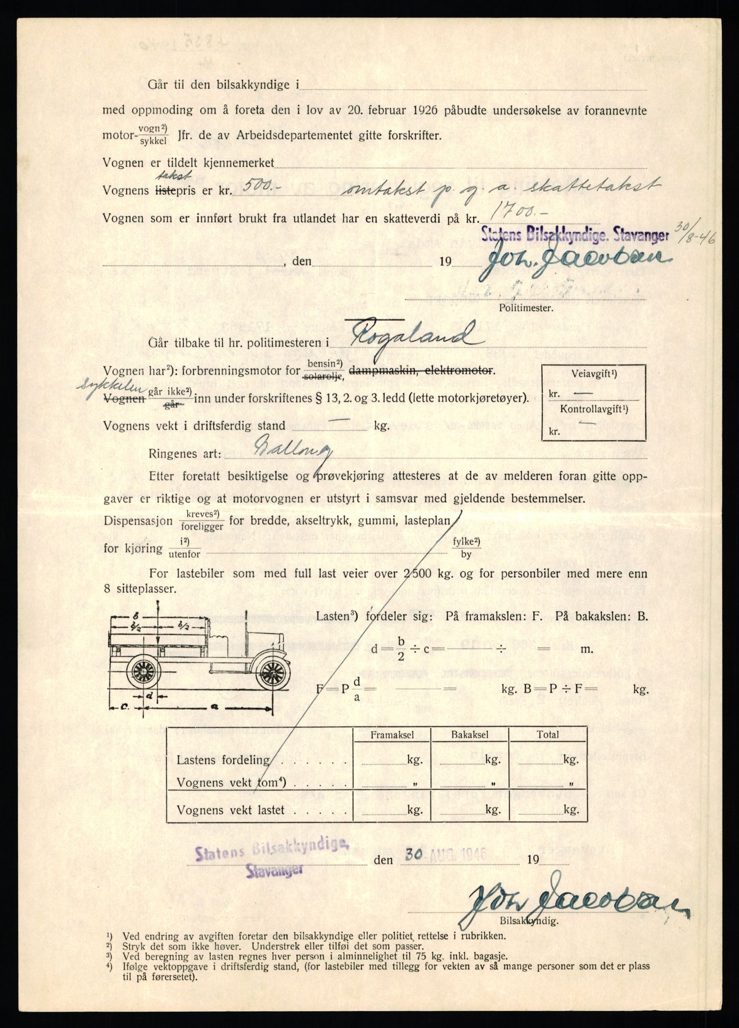 Stavanger trafikkstasjon, AV/SAST-A-101942/0/F/L0006: L-1700 - L-2149, 1930-1971, p. 110