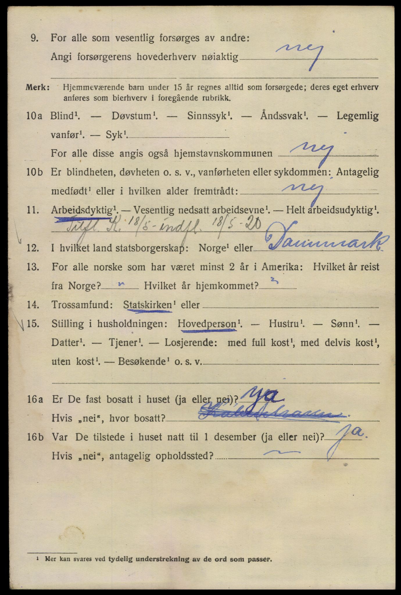 SAO, 1920 census for Kristiania, 1920, p. 340334