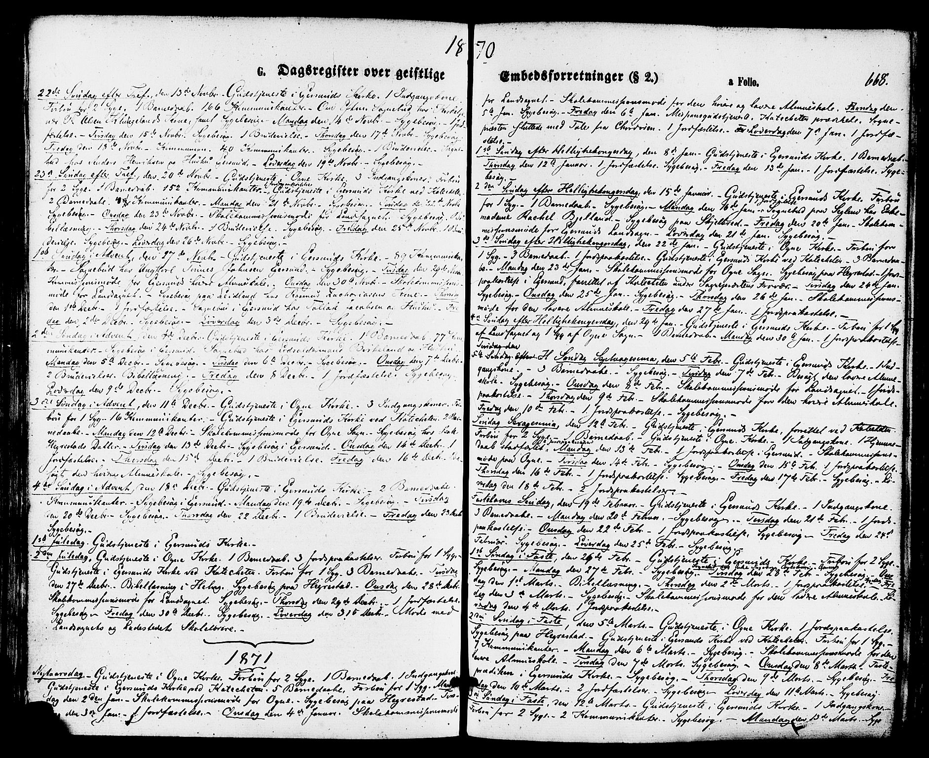 Eigersund sokneprestkontor, SAST/A-101807/S08/L0014: Parish register (official) no. A 13, 1866-1878, p. 668