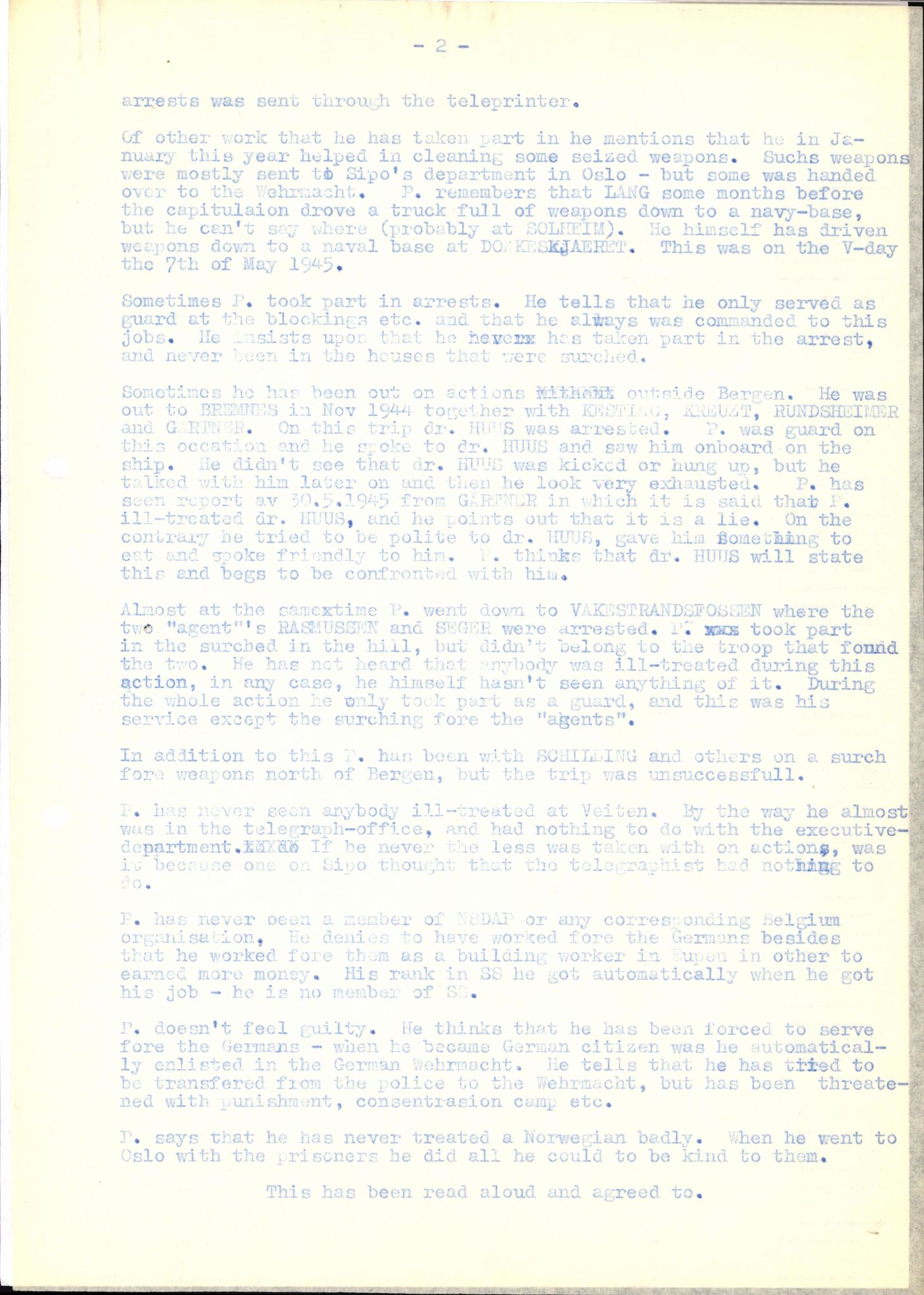 Forsvaret, Forsvarets overkommando II, AV/RA-RAFA-3915/D/Db/L0041: CI Questionaires.  Diverse nasjonaliteter., 1945-1946, p. 10