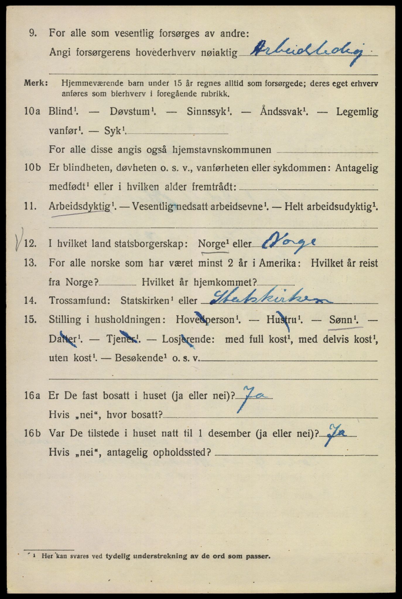 SAO, 1920 census for Kristiania, 1920, p. 642998