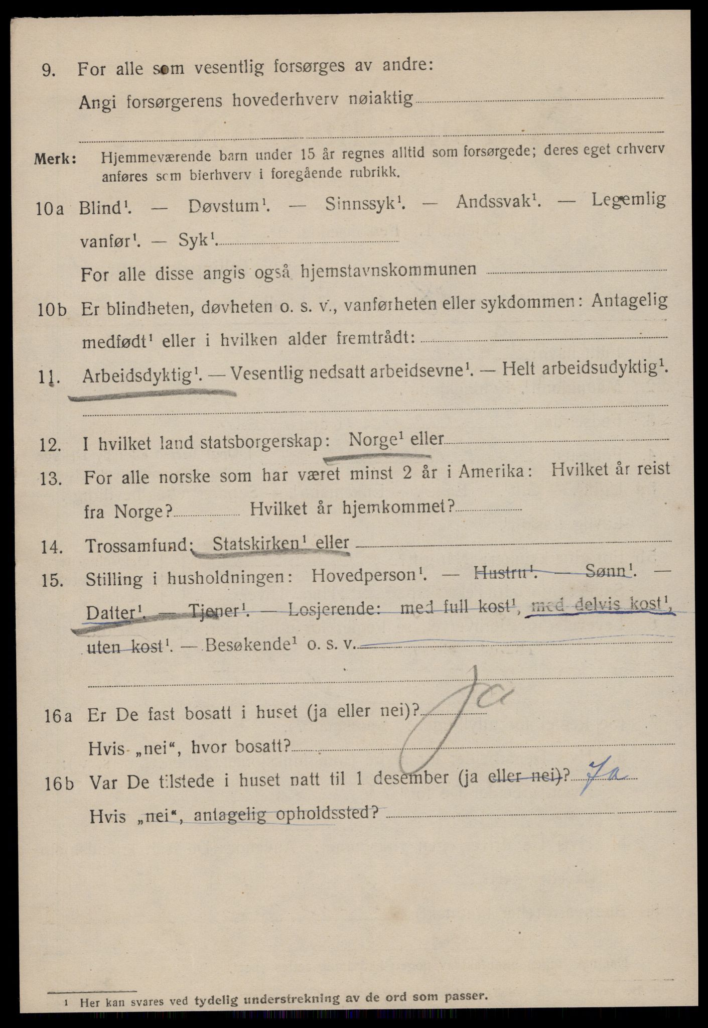 SAT, 1920 census for Kristiansund, 1920, p. 35876